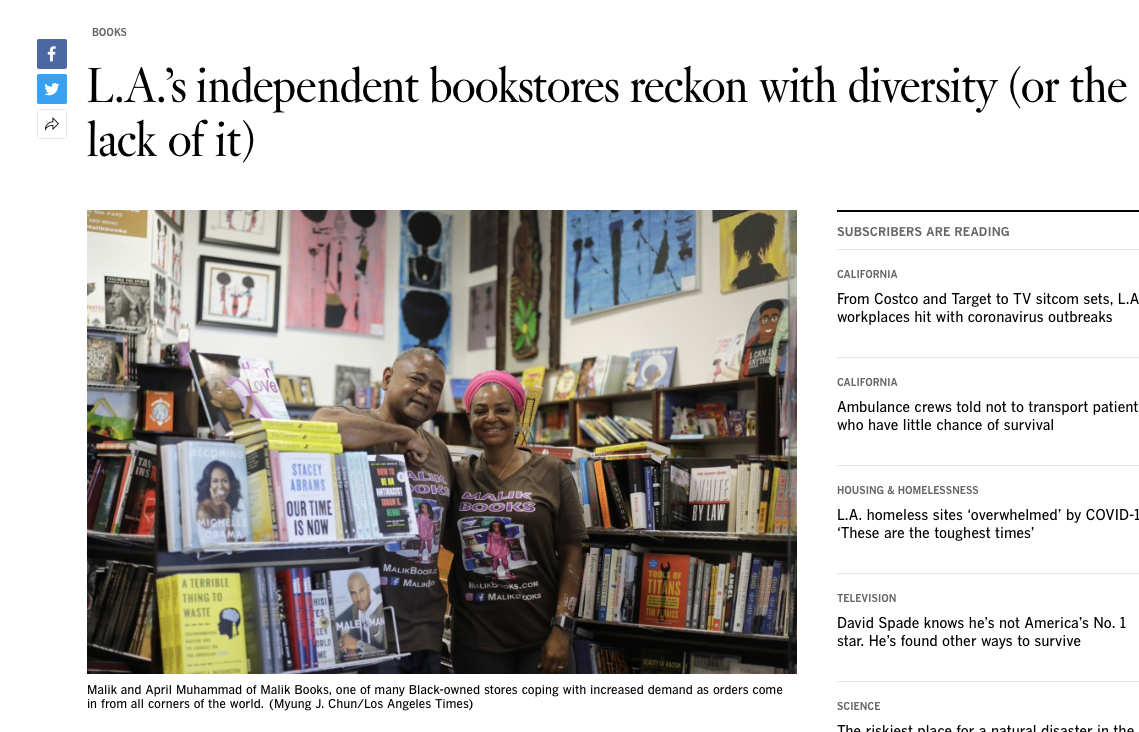 Featured on: Los Angeles Times