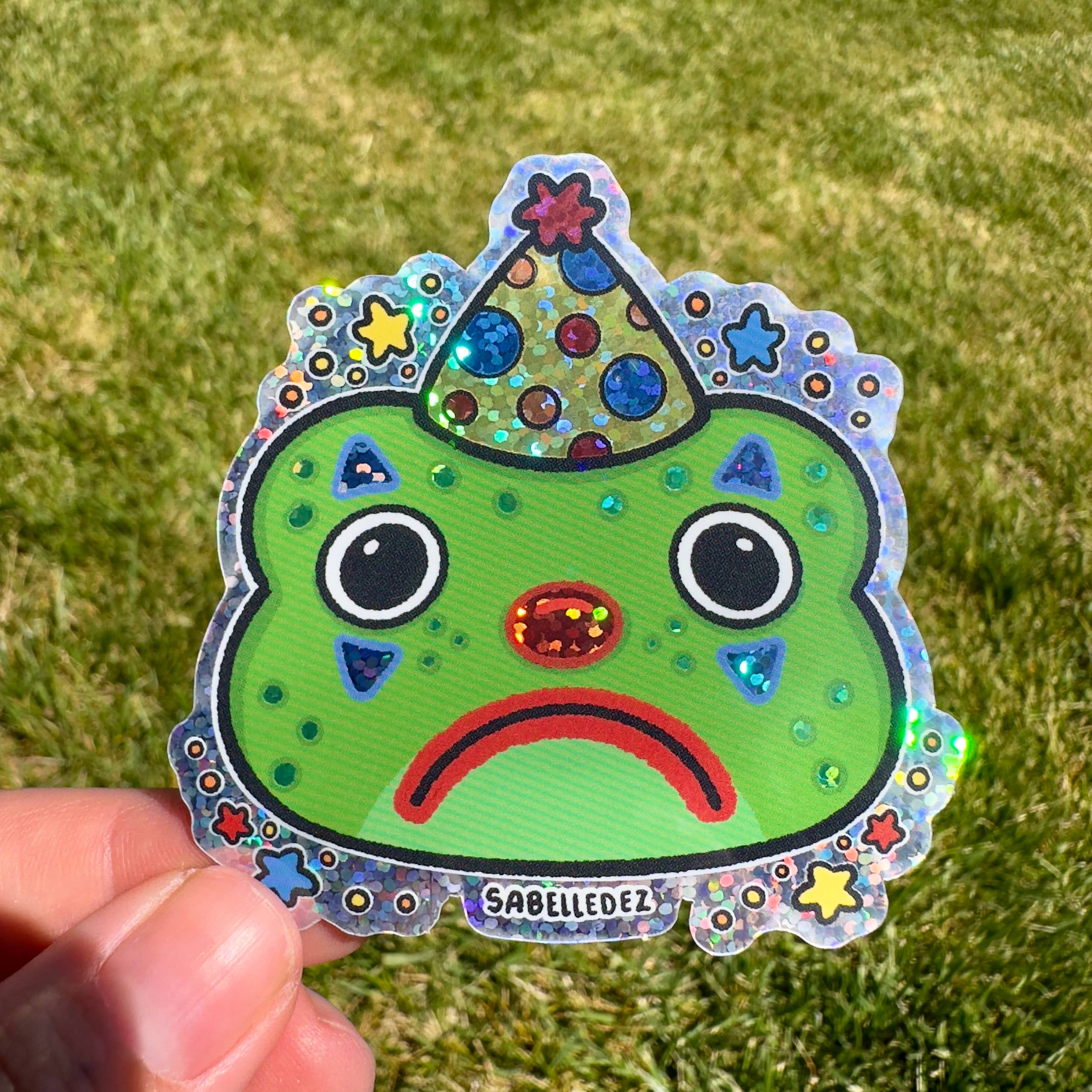 Frog the Fool | Weatherproof Sticker