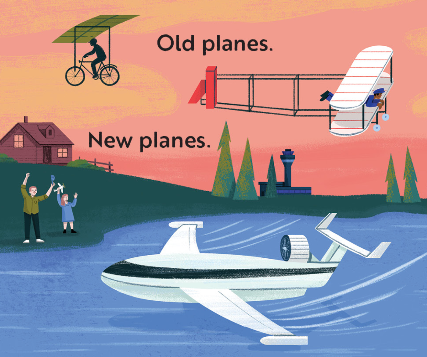 Go, Planes, Go! : A Transportation Board Book for Toddlers