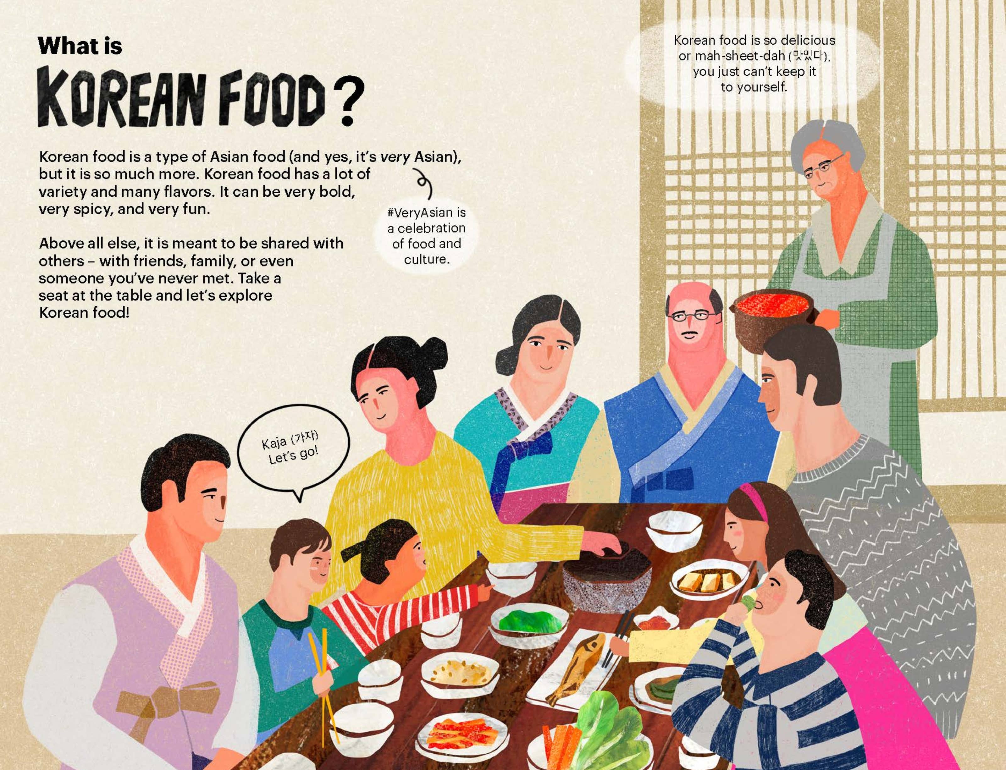 A Very Asian Guide to Korean Food: Picture Book