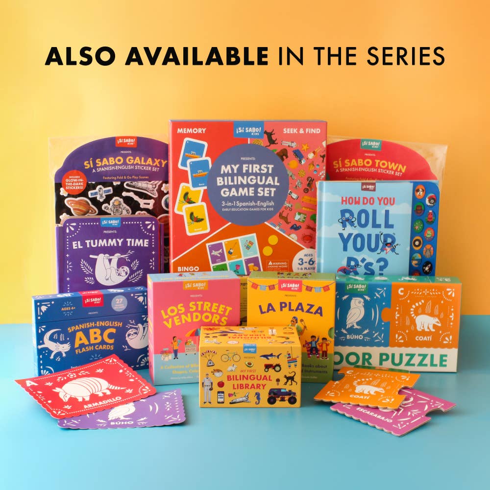 Sí Sabo Town: A Bilingual Reusable Sticker Play Set