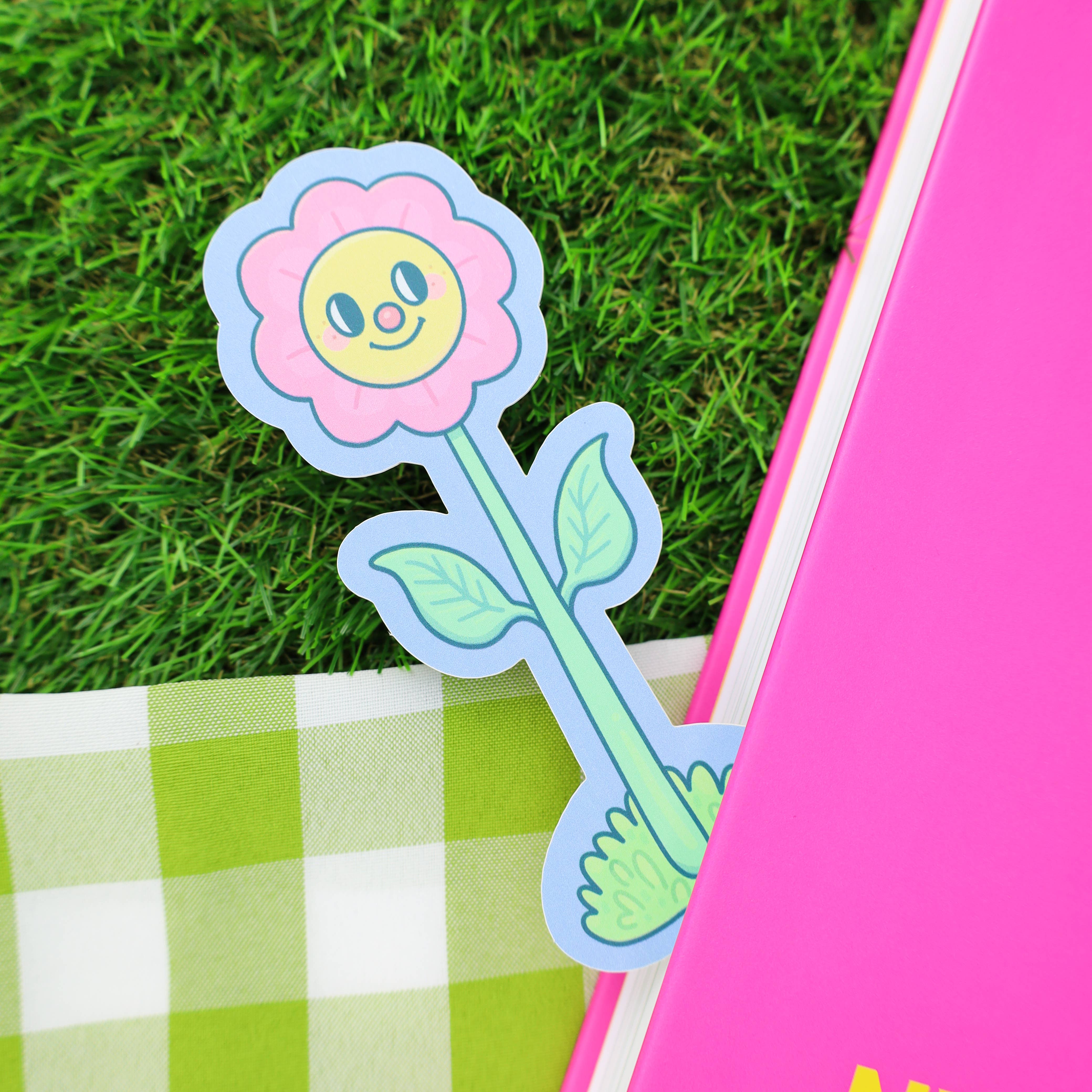 Happy and Sad Flower | Spring | Cute | Garden | Bookmark