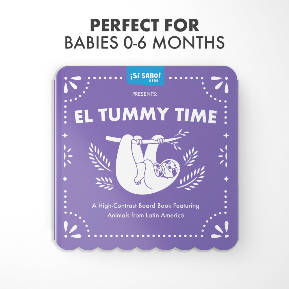 El Tummy Time: A High-Contrast Board Book Featuring Animals from Latin America