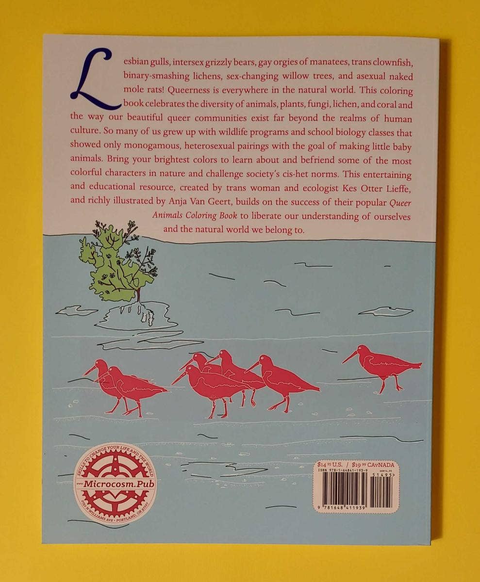 Queer Animals and Plants Coloring Book