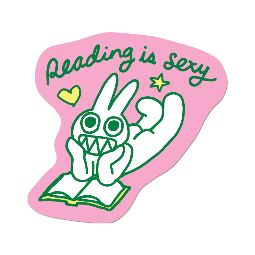 Reading is Sexy Sticker