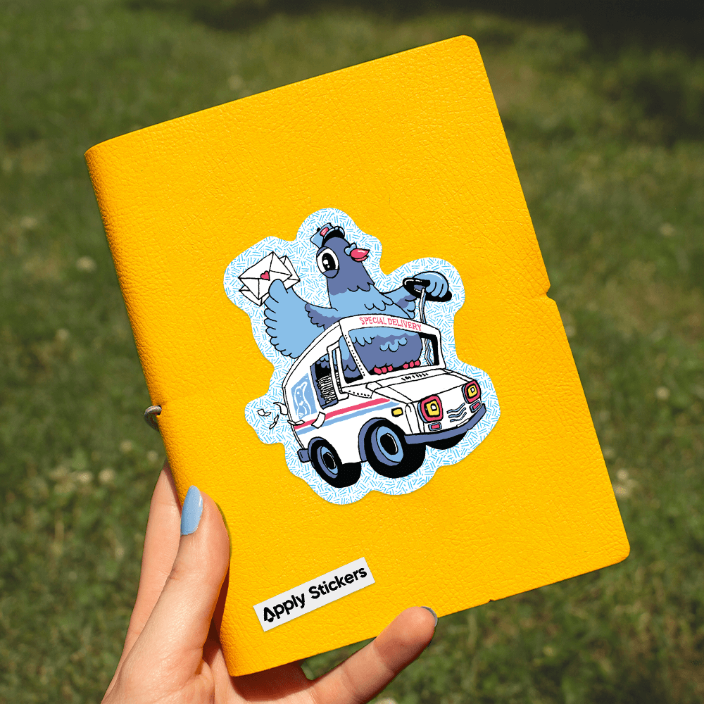 Postal Pigeon by Apply - Die-Cut Sticker