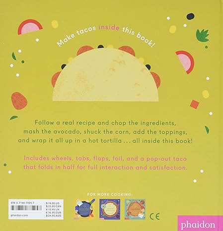 Tacos!: An Interactive Recipe Book (Cook In A Book) Board book
