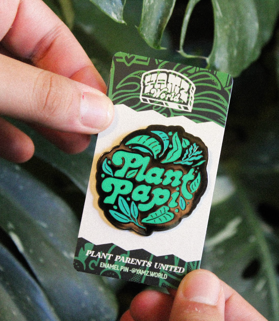 Plant Papi Enamel Pin