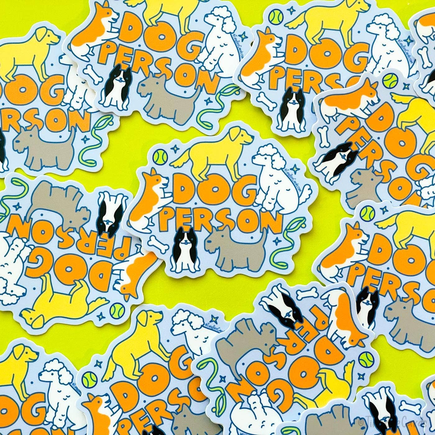 Tiny Bee Cards - Dog Person Vinyl Sticker