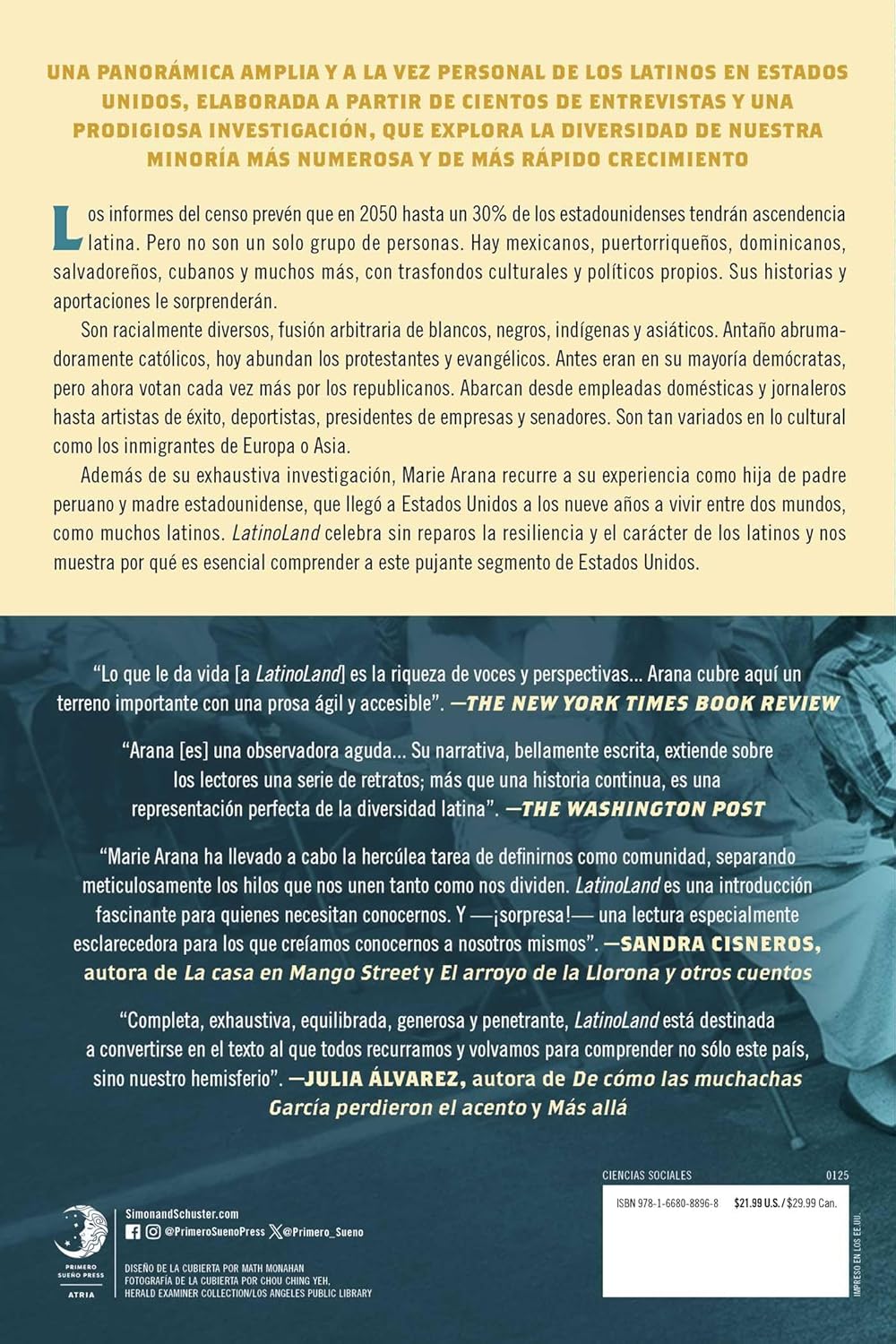 LatinoLand (Spanish Edition) Un retrato de la mayor minoría de Estados Unidos