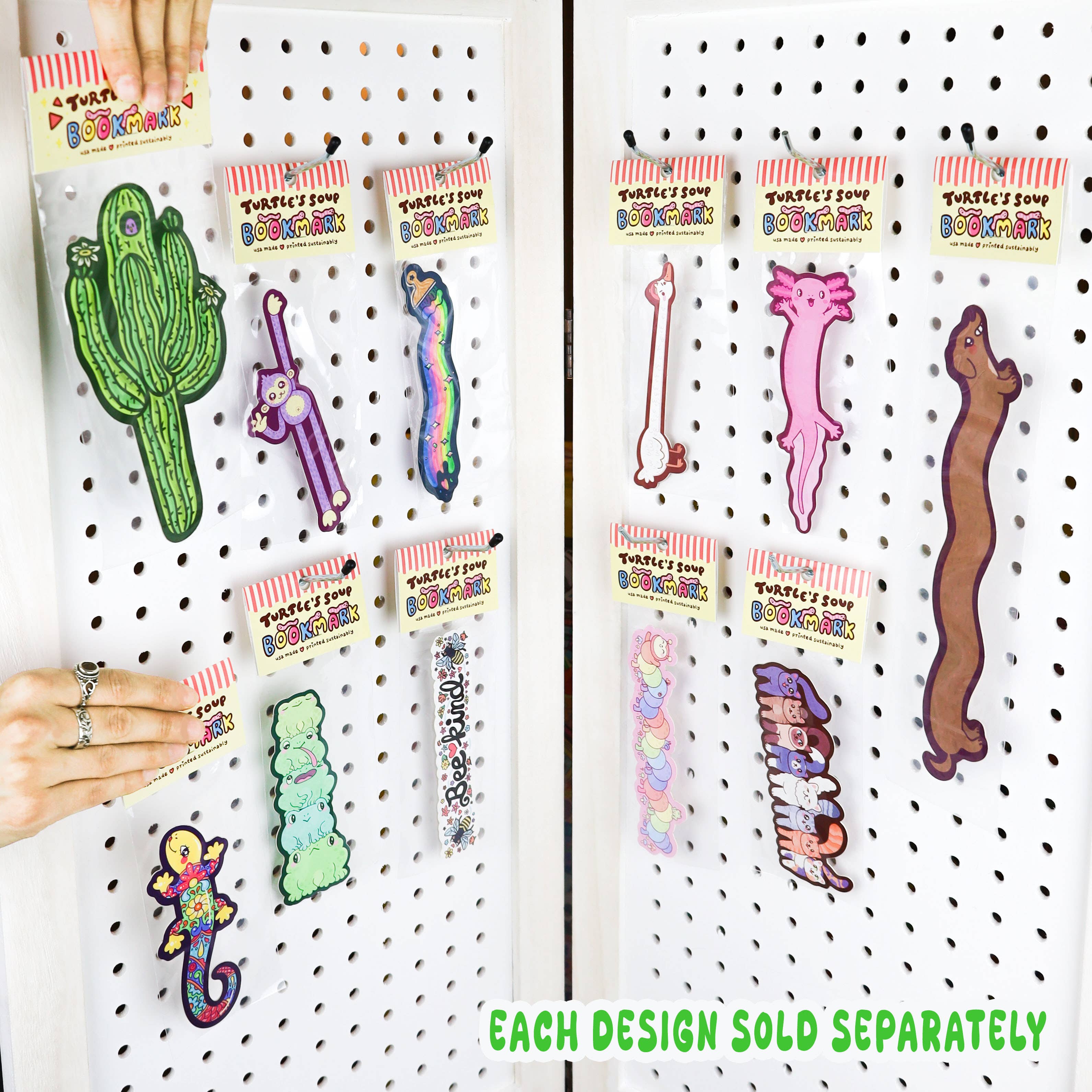 Wiggly Axolotl Bookmark