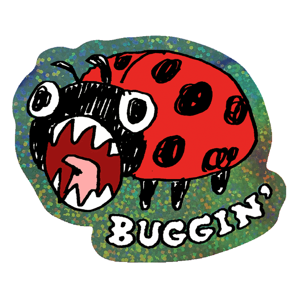 Buggin' by Apply - Die-Cut Sticker