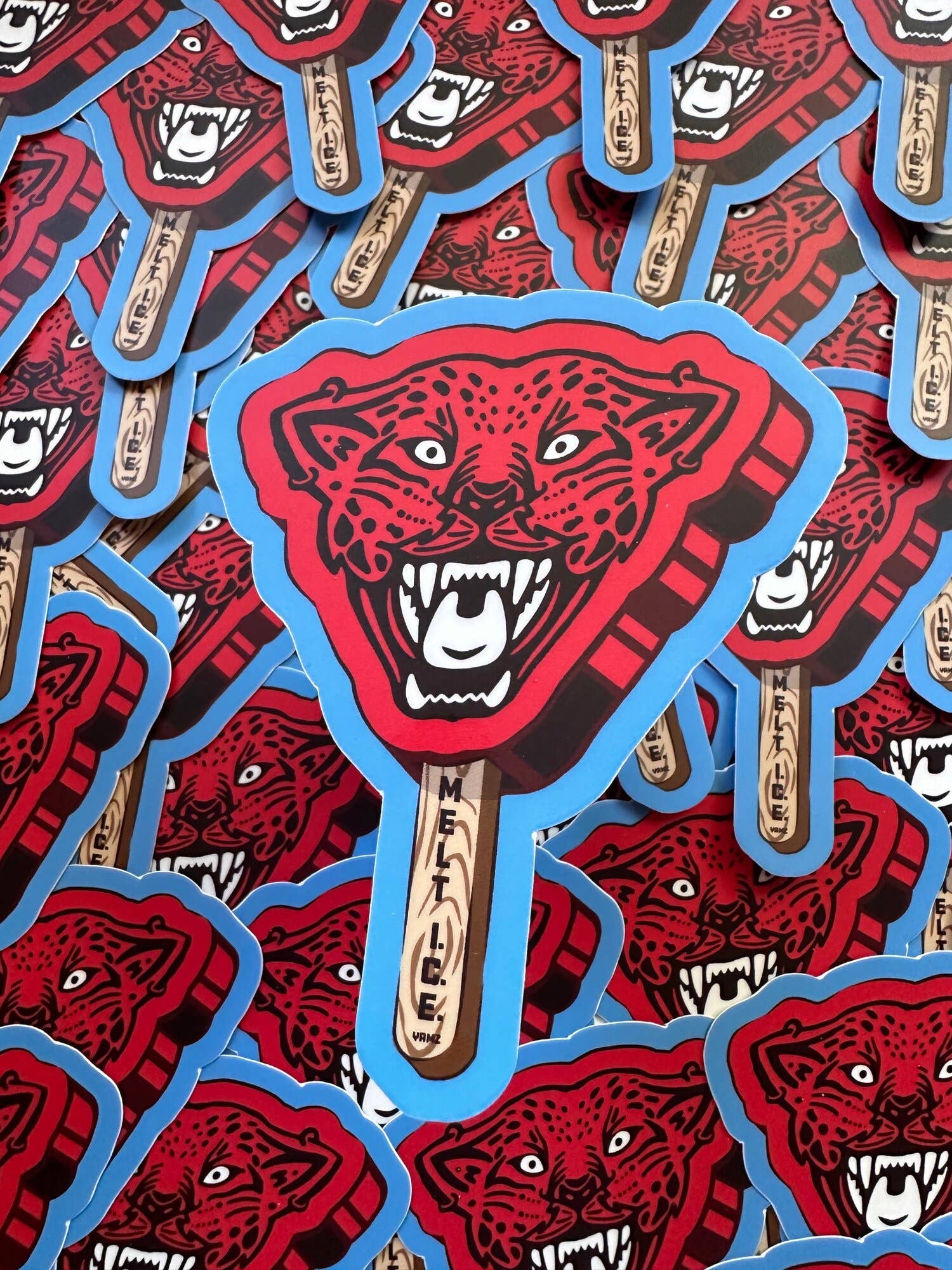 Melt ICE Popsicle Sticker