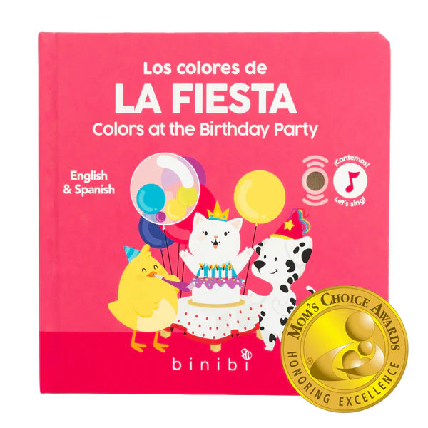 Colors at the Birthday Party Bilingual Musical Book - La Fiesta