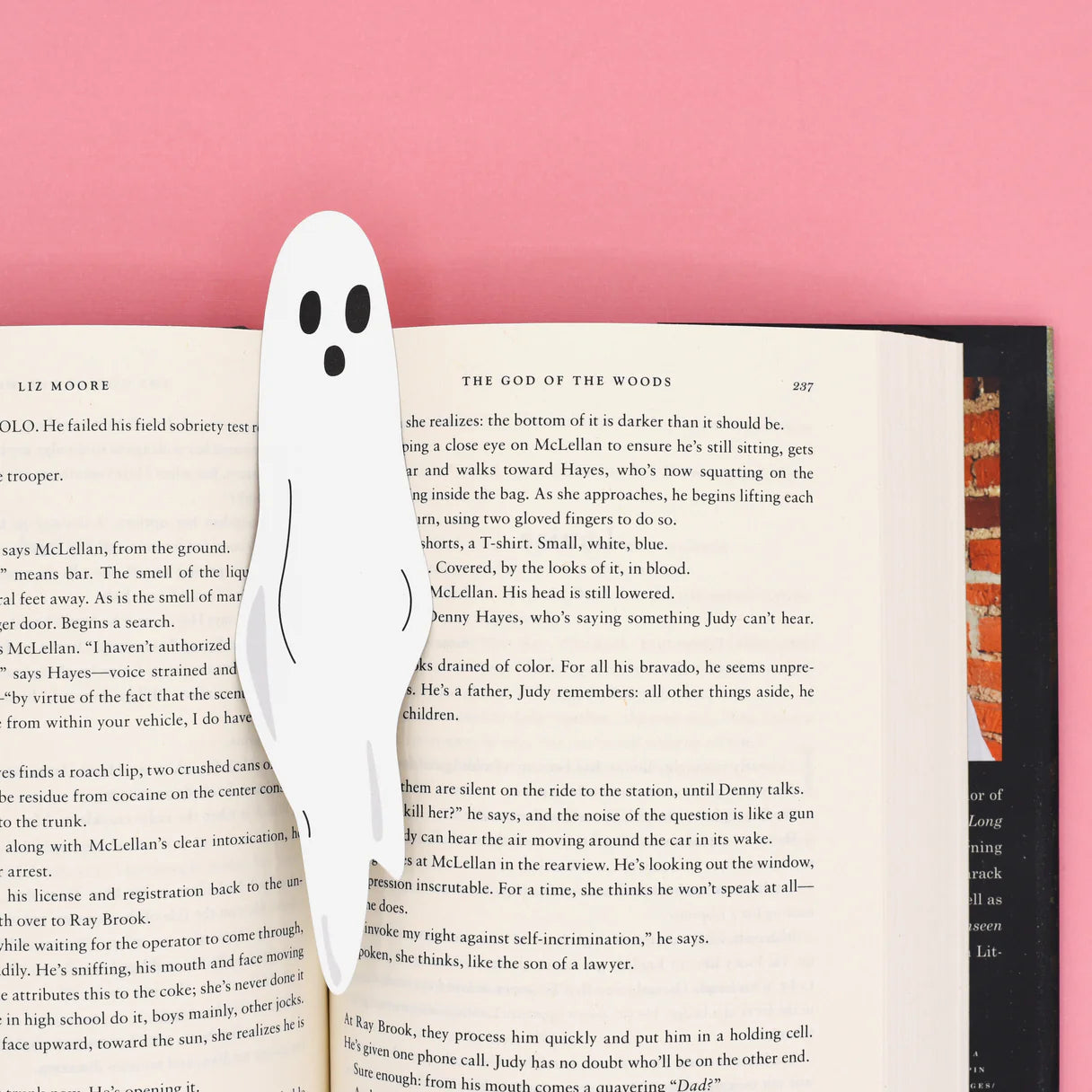 Ghost Bookmark (it's die cut!)