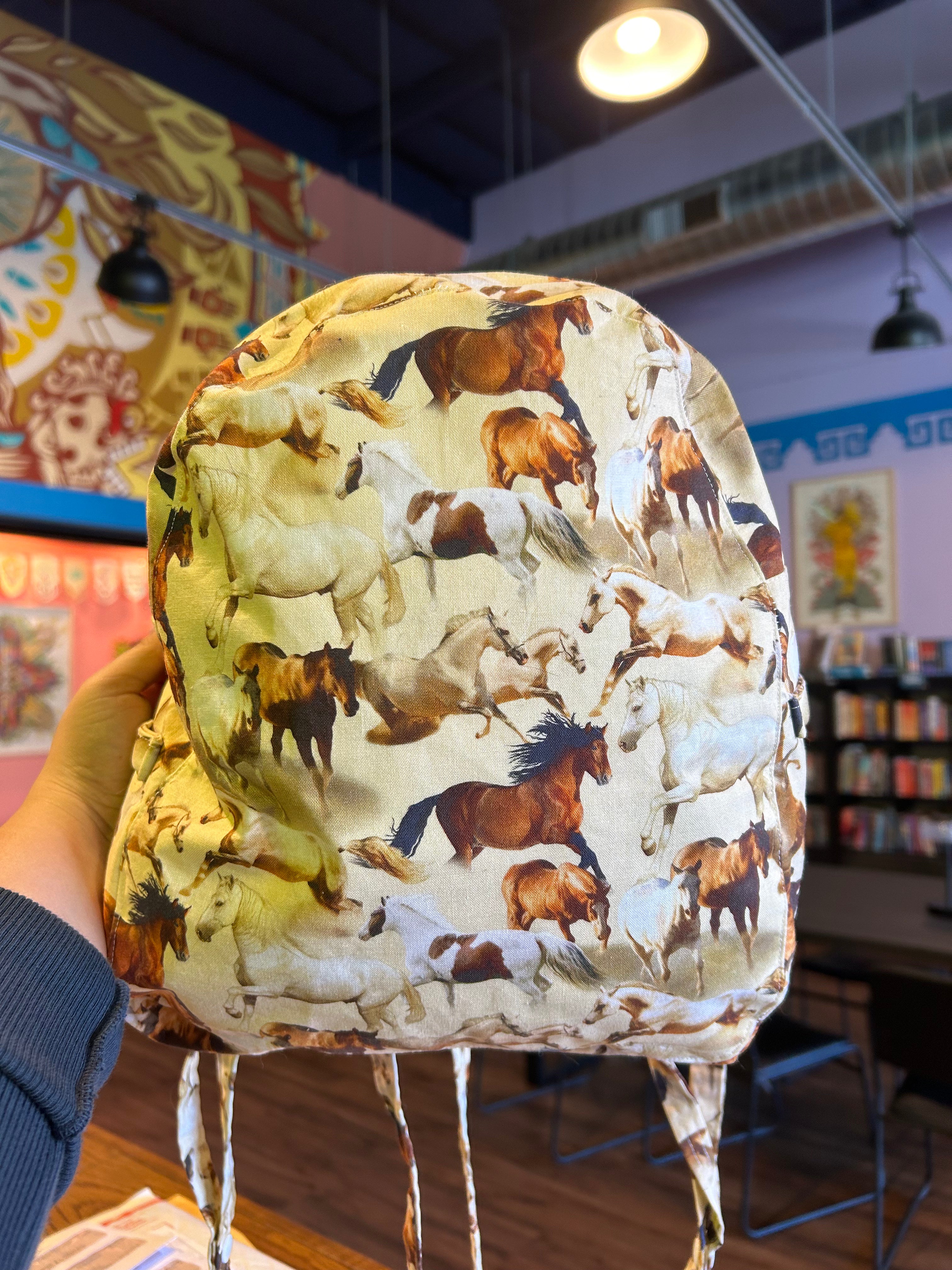 Backpack- Horse Print