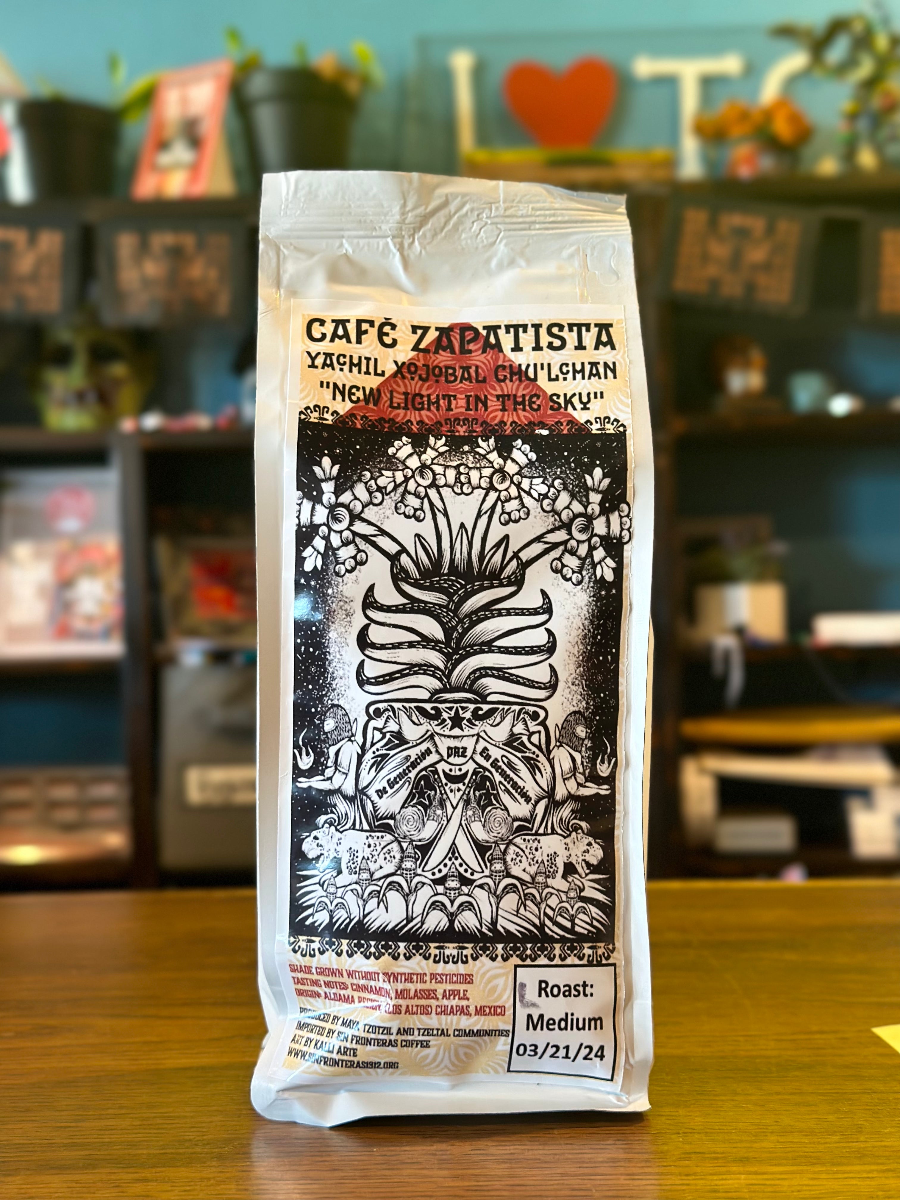 Cafe Zapatista: Light Medium Roast
