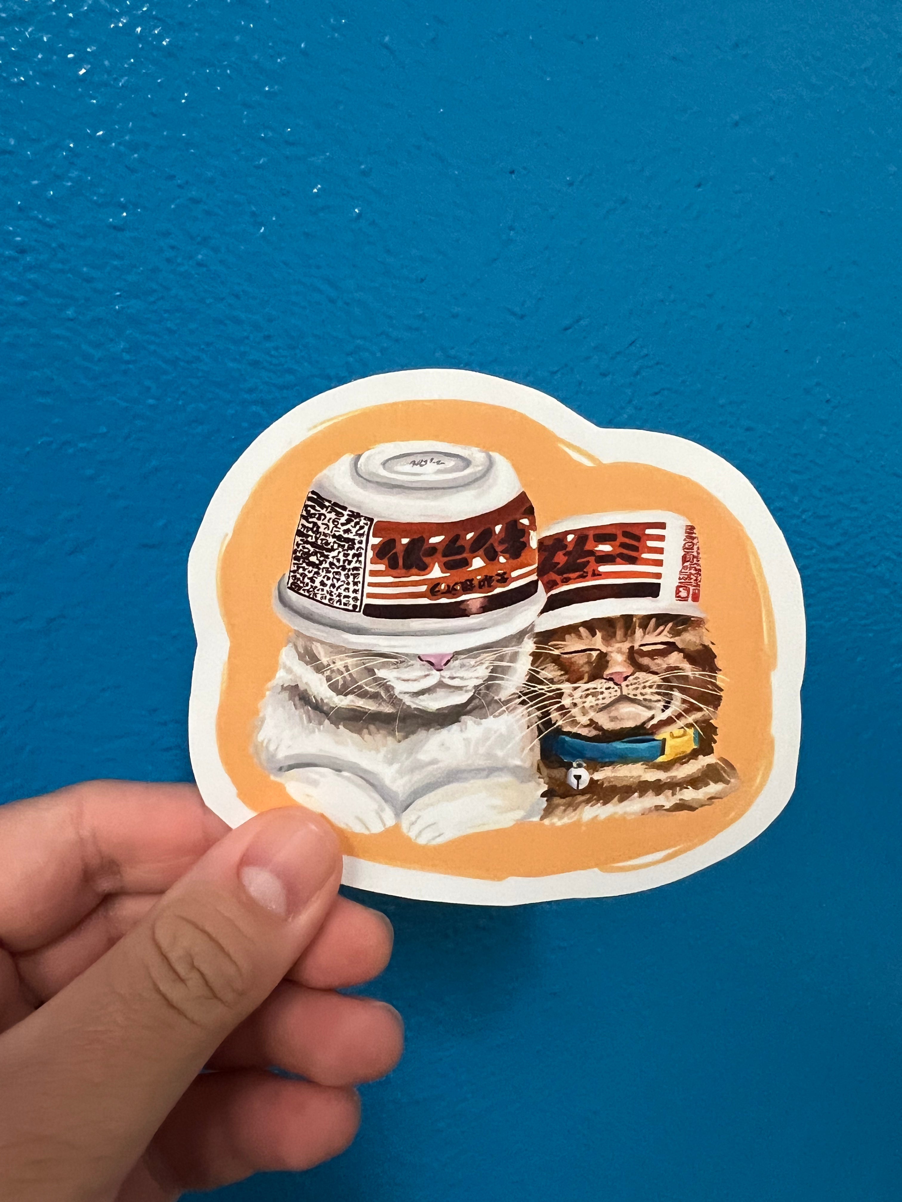 Ramen Cat Sticker