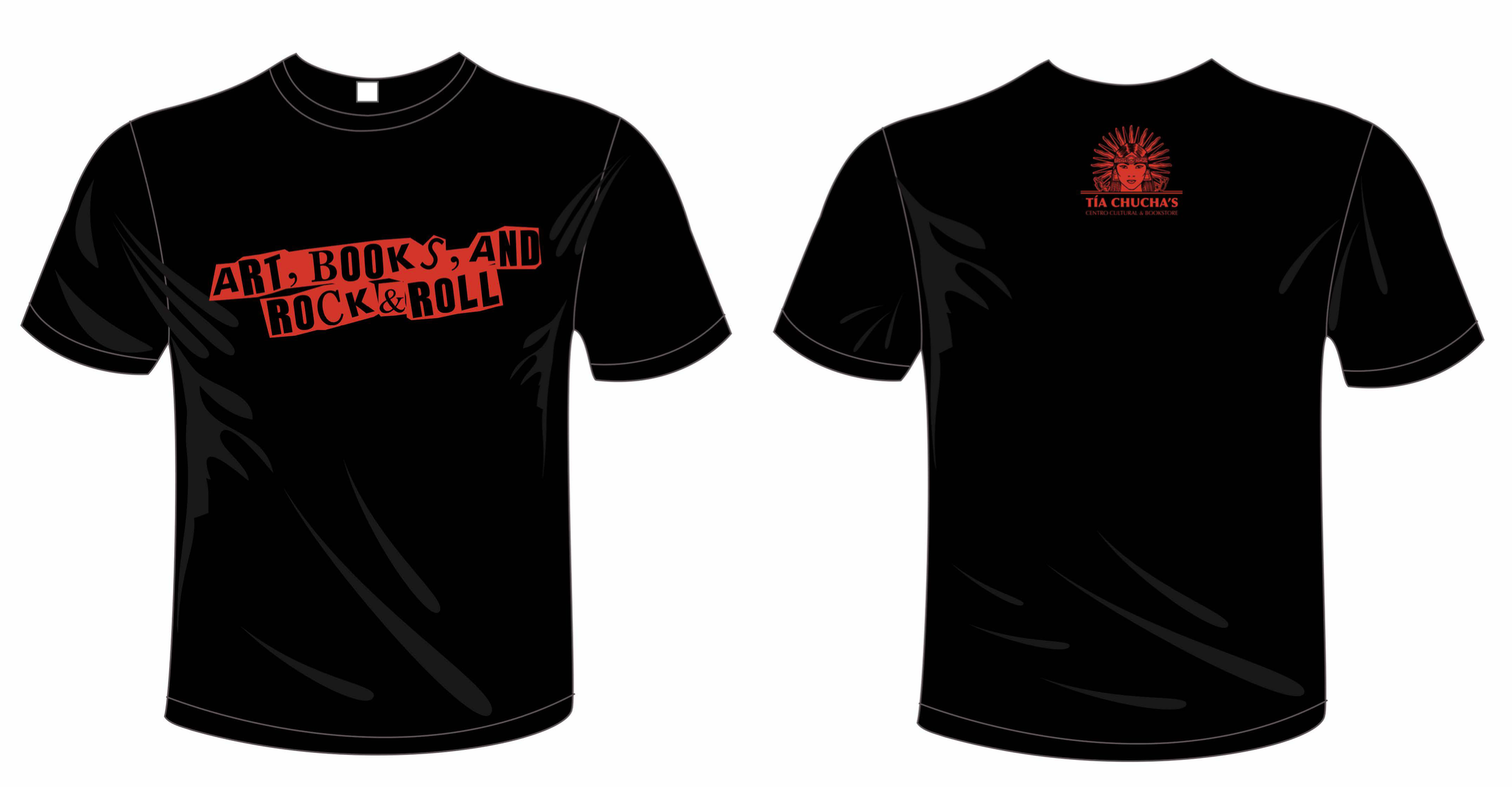 Rock & Roll Short Sleeve T-shirt, Black