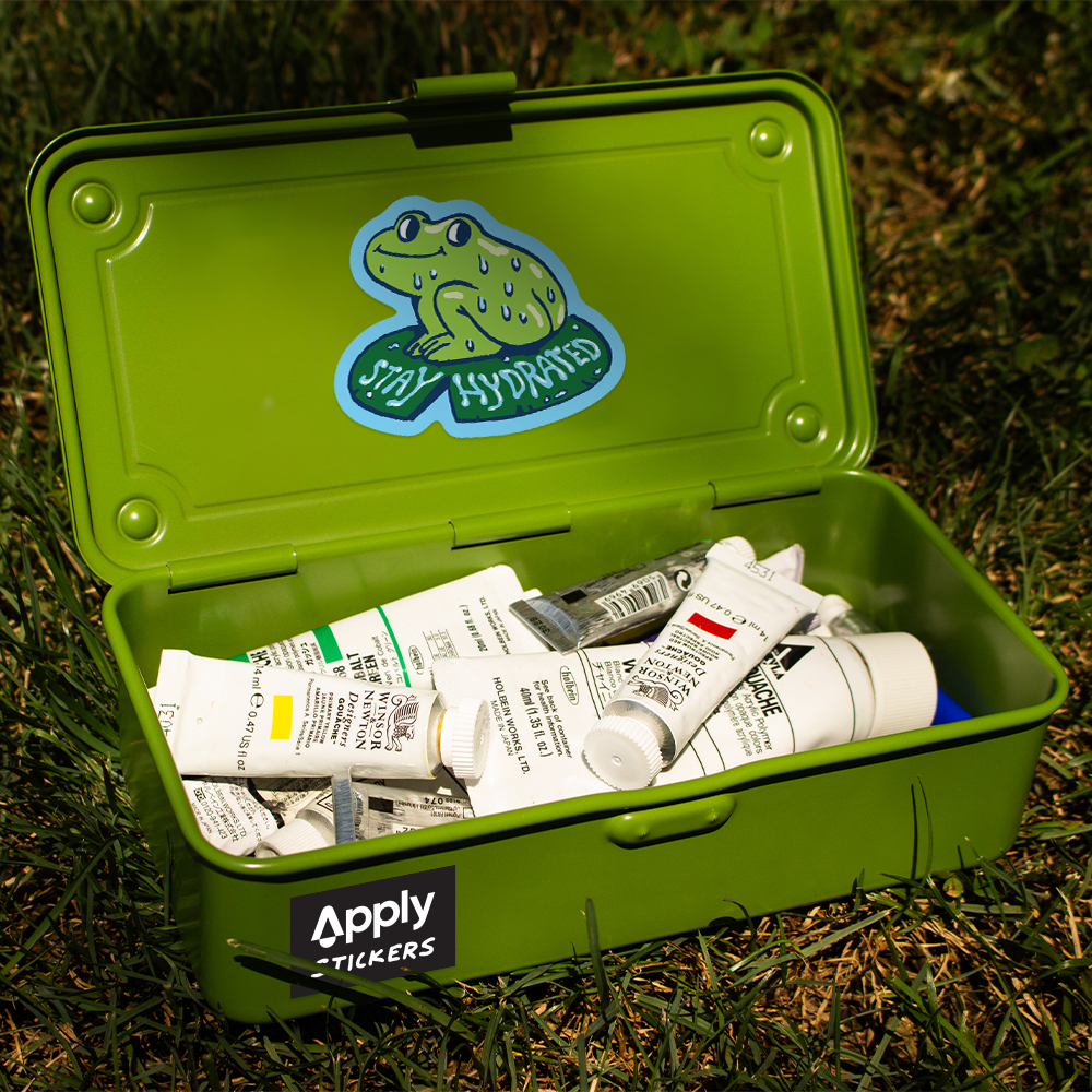 Stay Hydrated by Apply - Die-Cut Sticker (summer, hike)