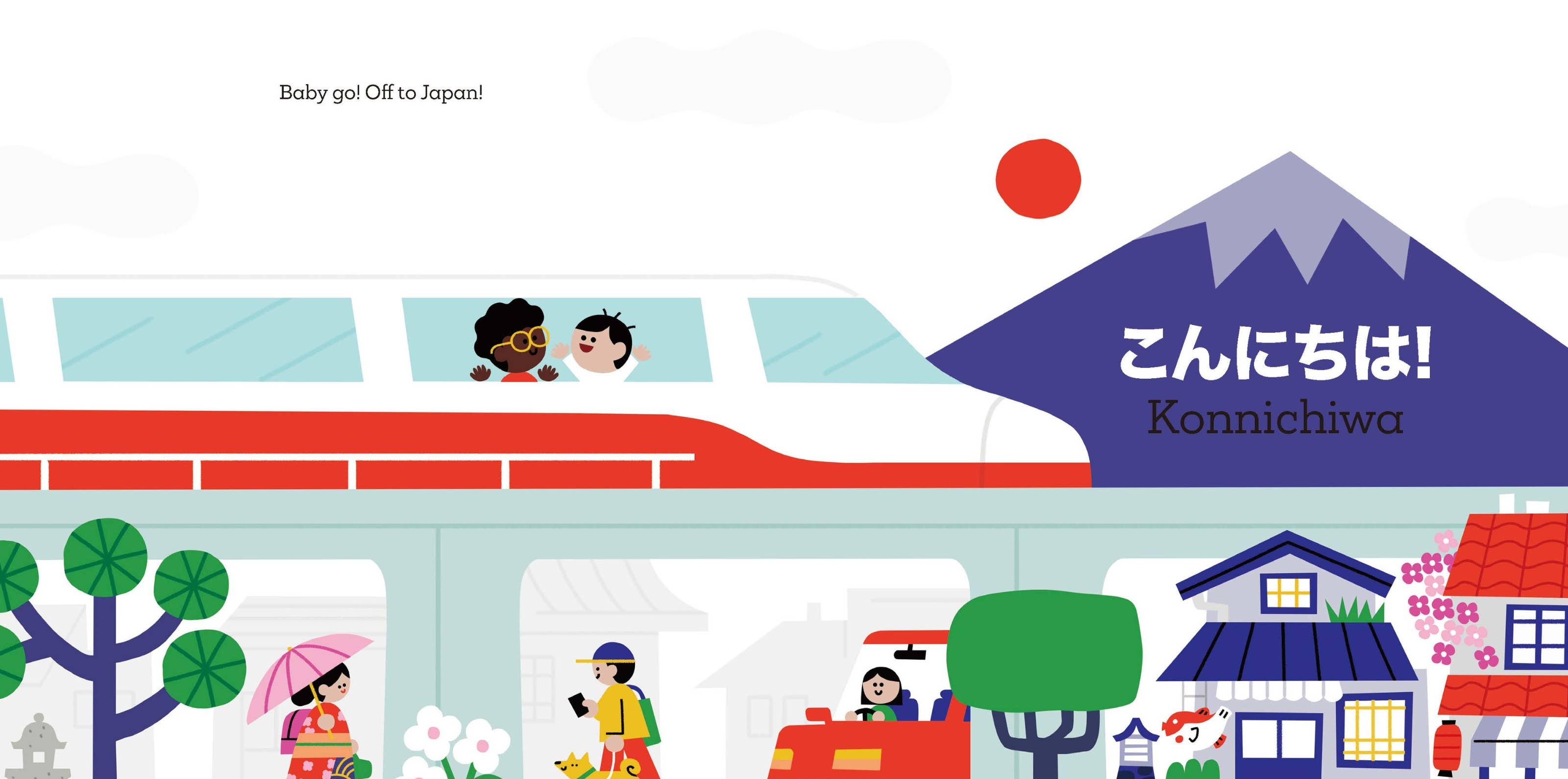 Baby Go! Japan: A Board Book About Travel