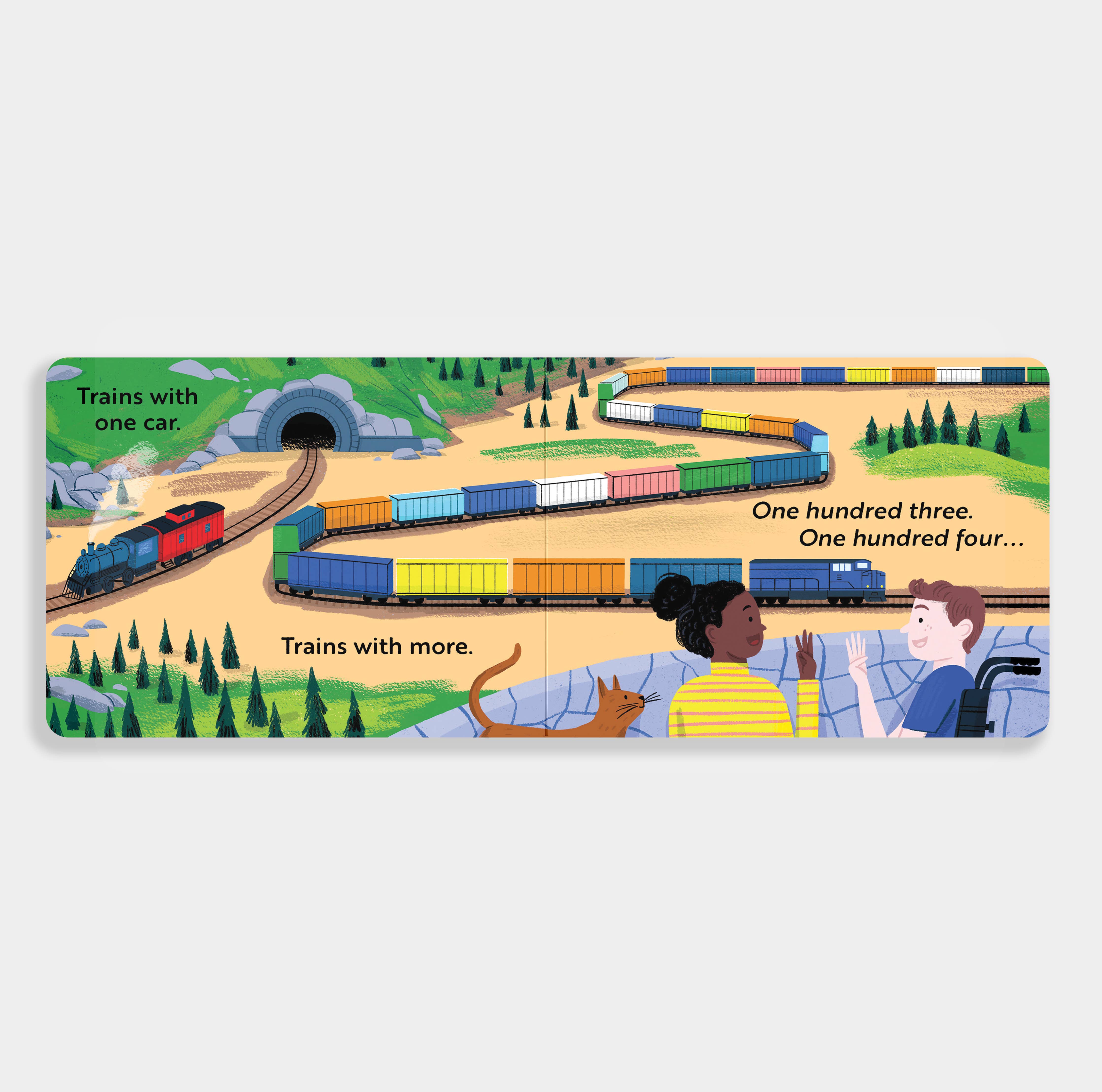 Go, Trains, Go! A Transportation Board Book for Toddlers