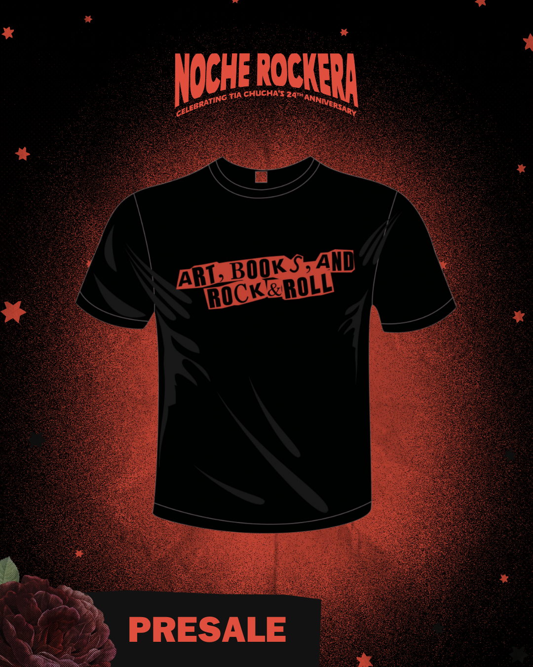 Rock & Roll Short Sleeve T-shirt, Black