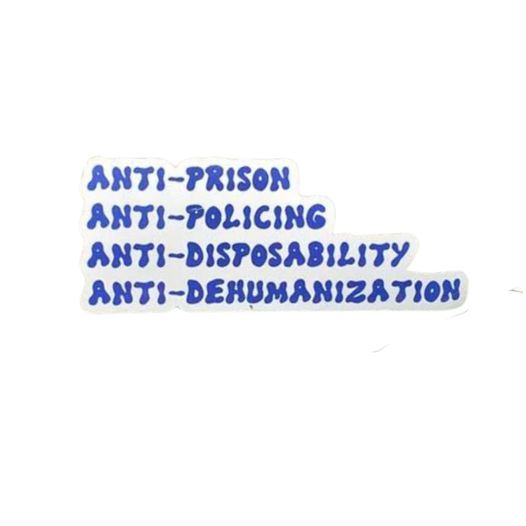 The Future is Abolitionist Stickers