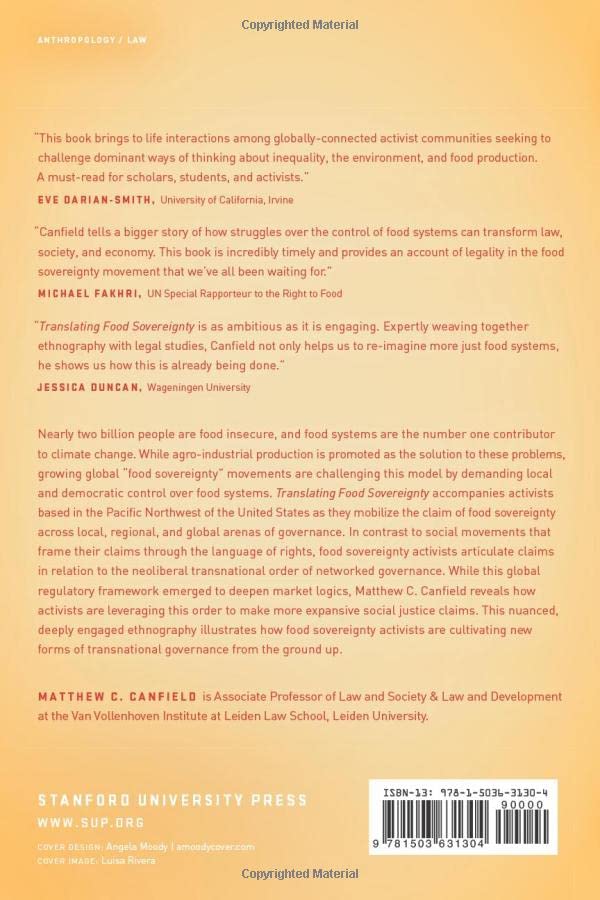 Translating Food Sovereignty: Cultivating Justice in an Age of Transnational Governance