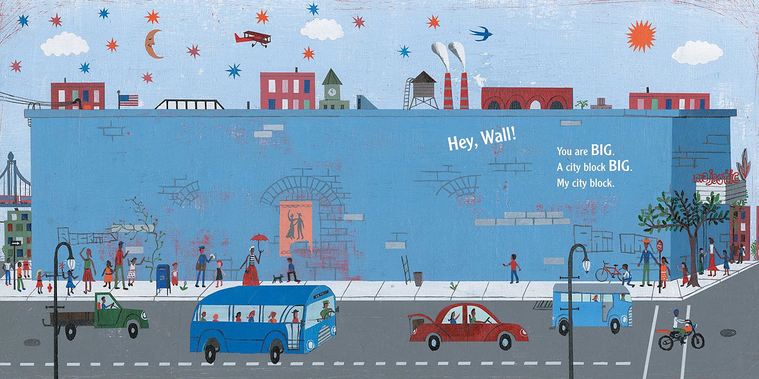 Hey, Wall: A Story of Art and Community Hardcover