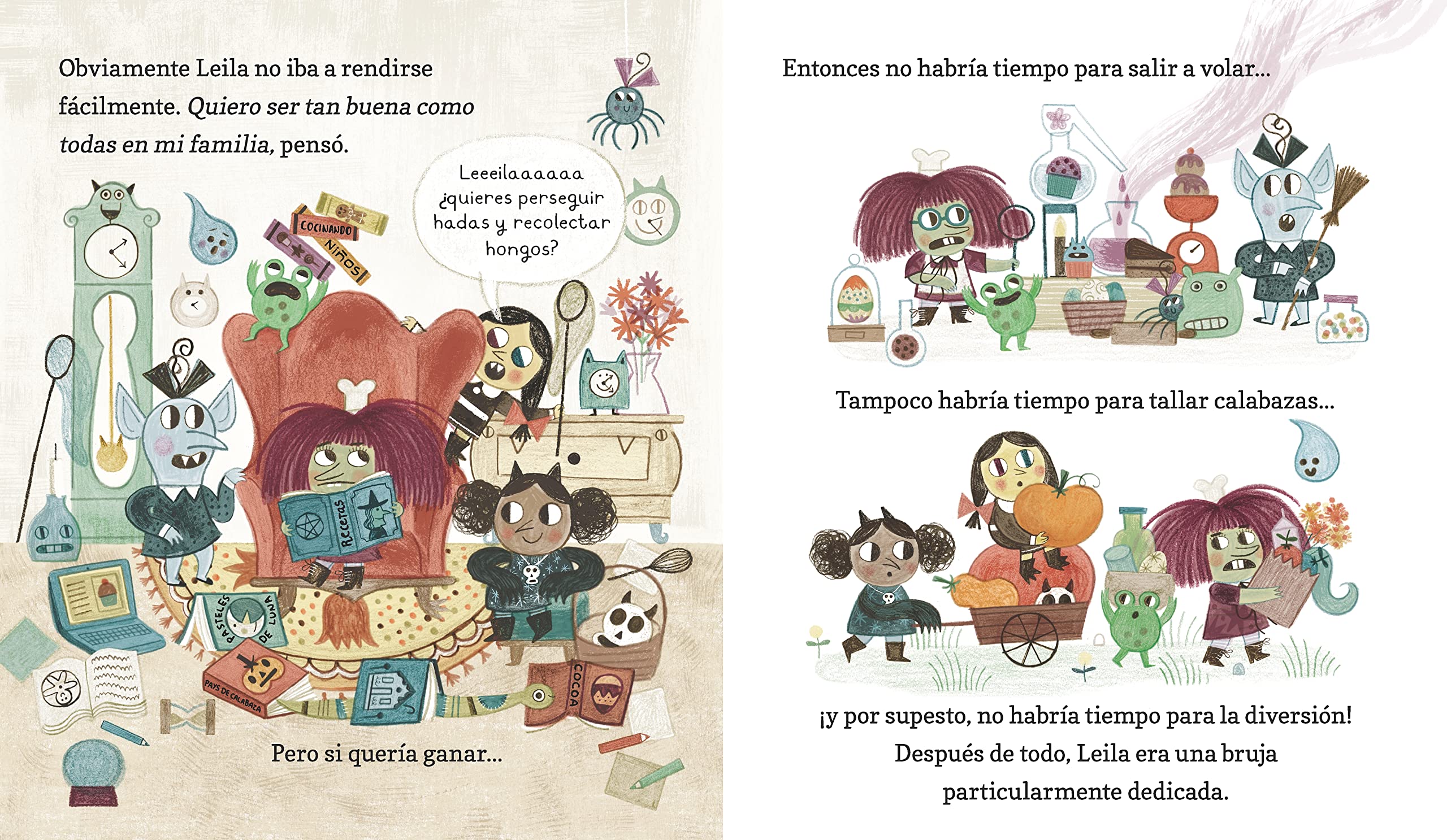 Leila, la brujita perfecta (Spanish Edition - Hardcover)