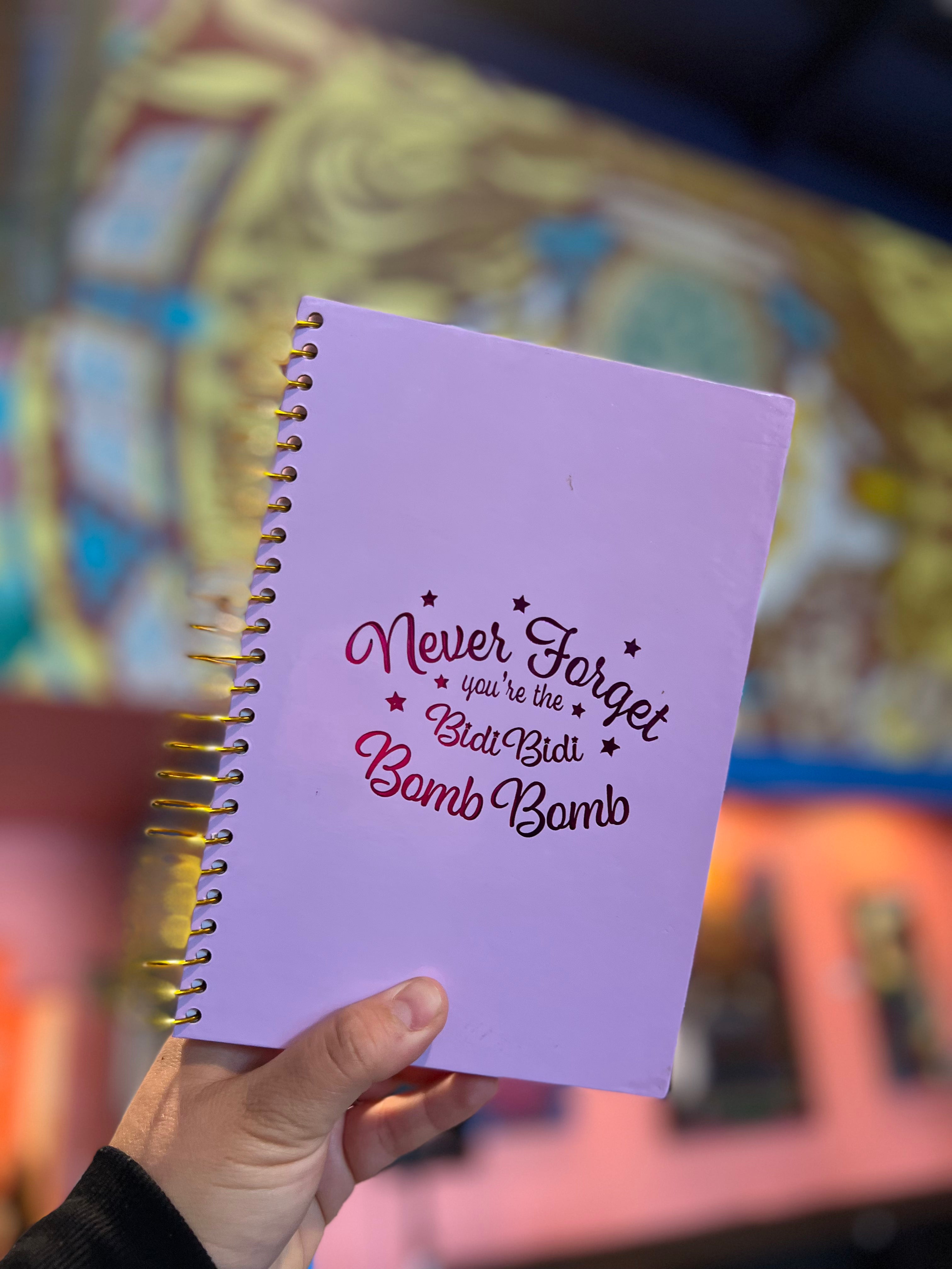 Never Forget Bidi Bidi Bom Bom Notebook