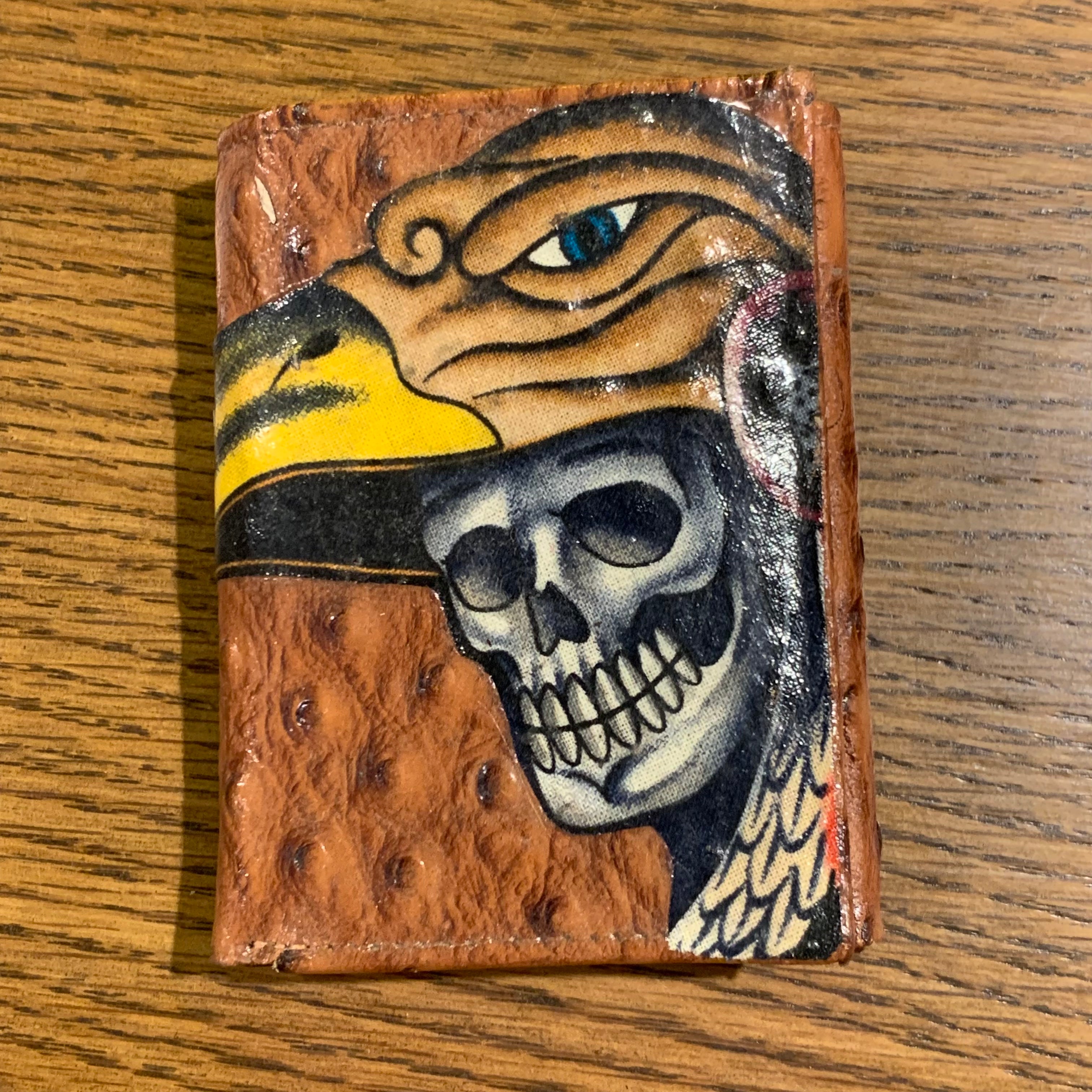 Chicana Apparel Leather Wallet (3in. x 4in.)