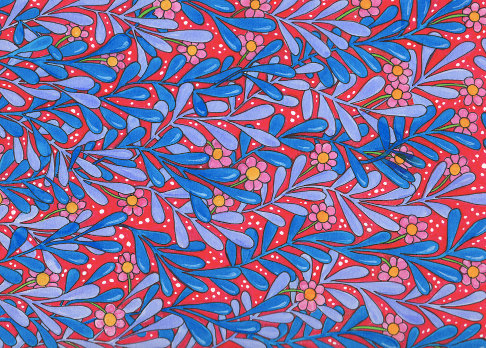Floral Postcard