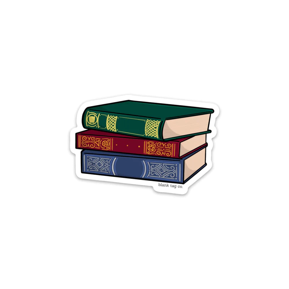 The Stack of Books Sticker