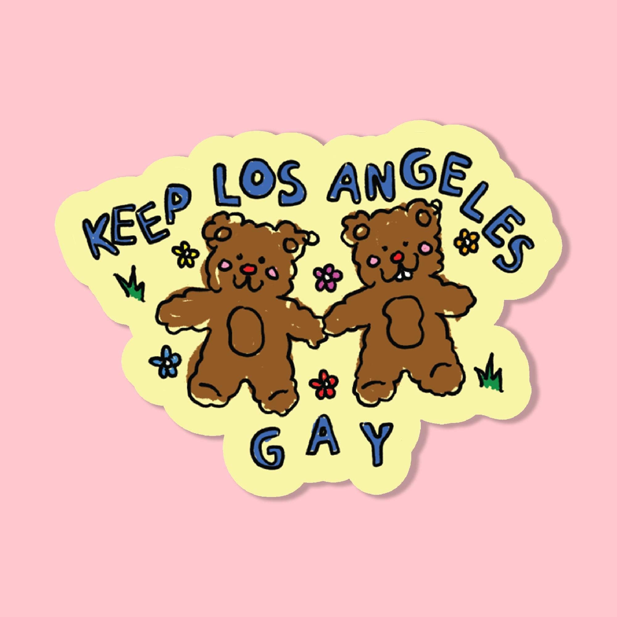 Keep Los Angeles Gay Sticker