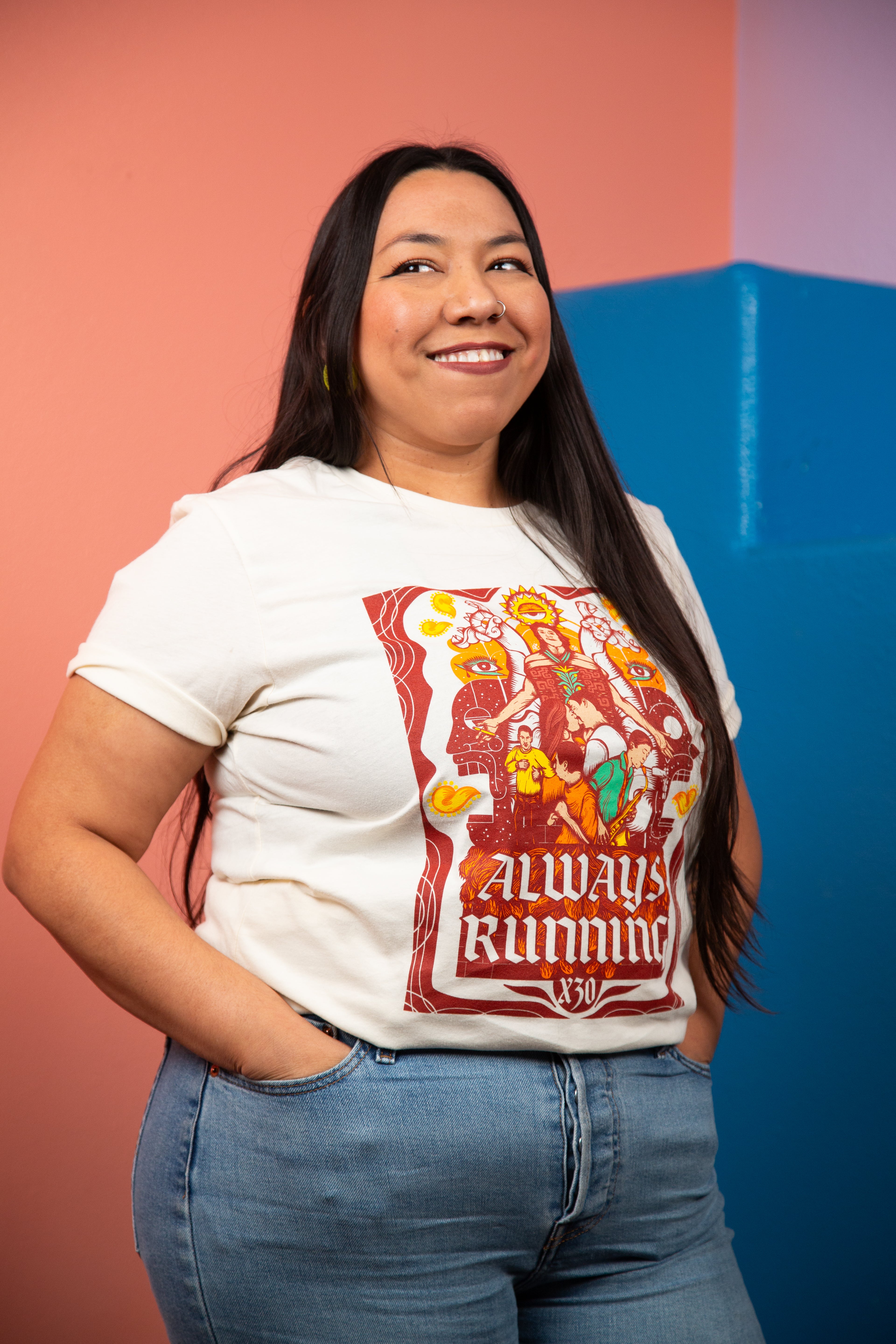 "Always Running" 30th Anniversary T-Shirt (Multi Color)