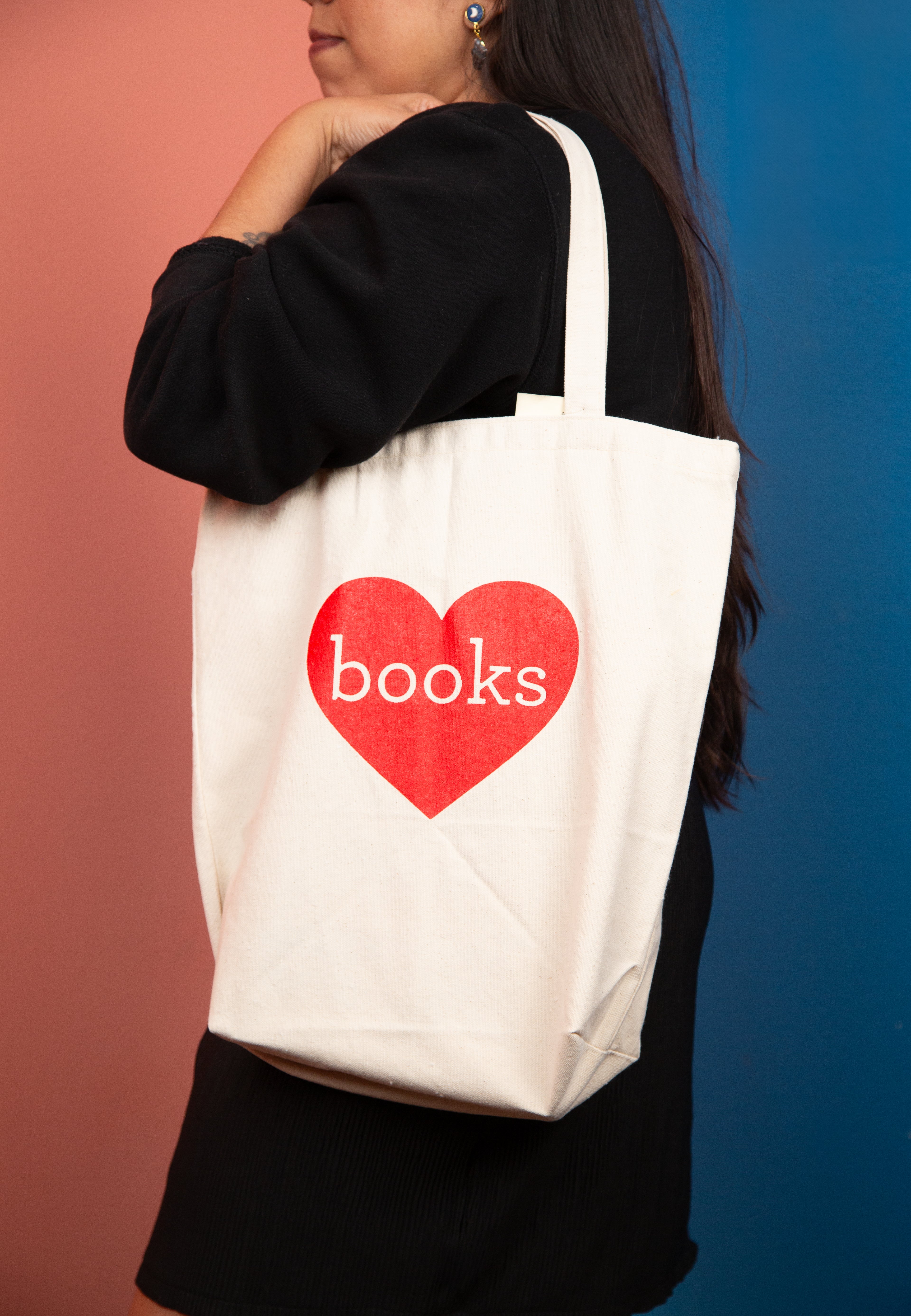 Books Totes (heart)