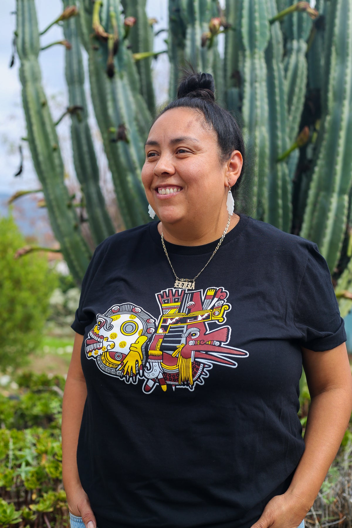 Mexica Dia de los Muertos T-shirt