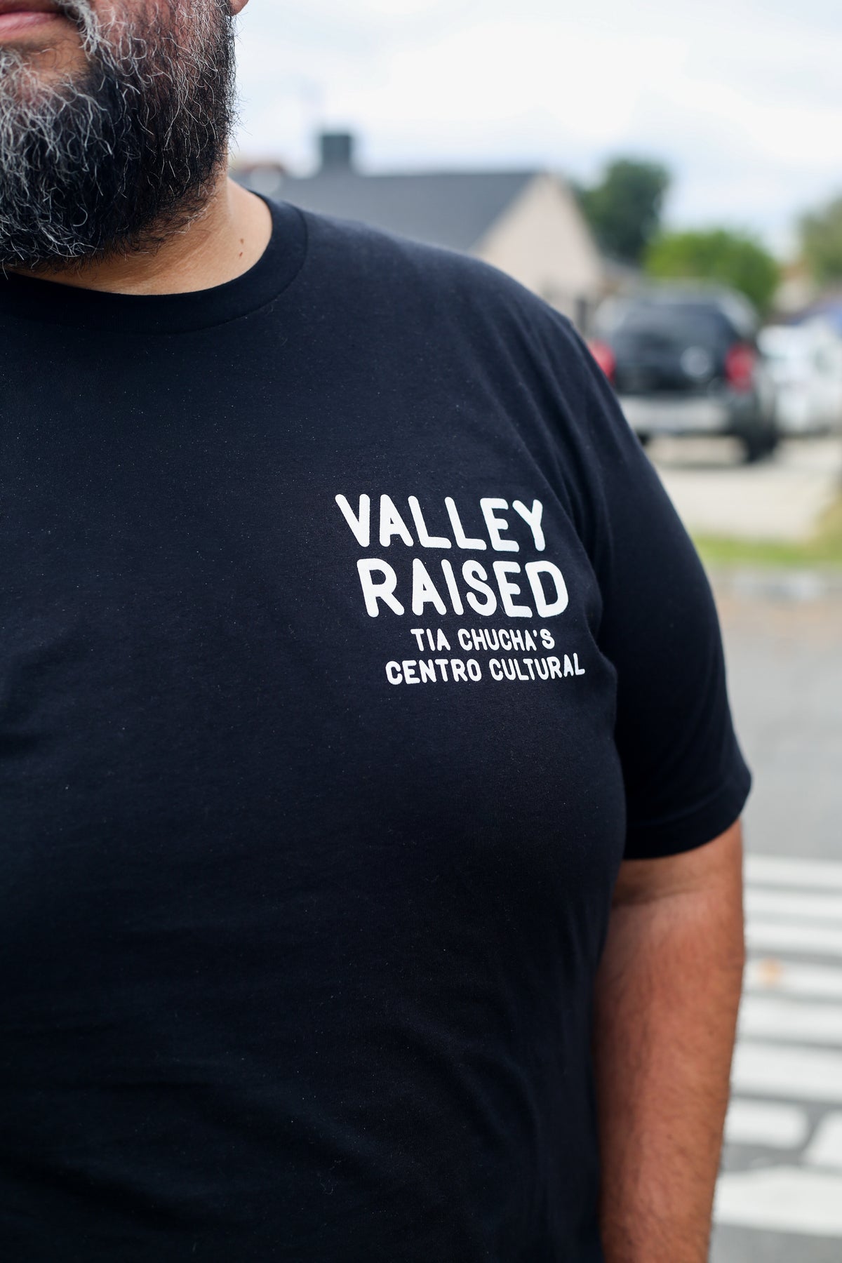 Valley Raised T-shirt, Black/White