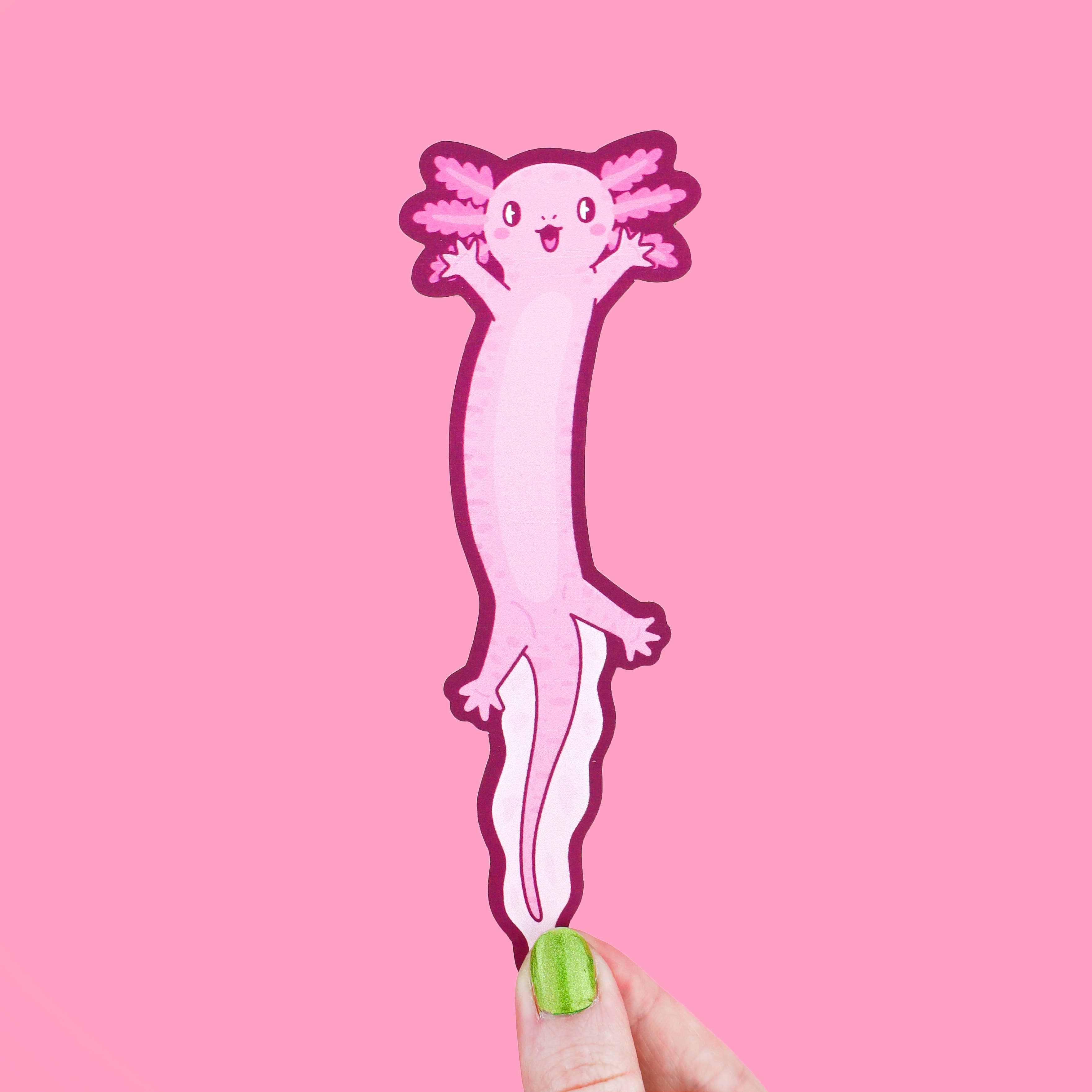 Wiggly Axolotl Bookmark
