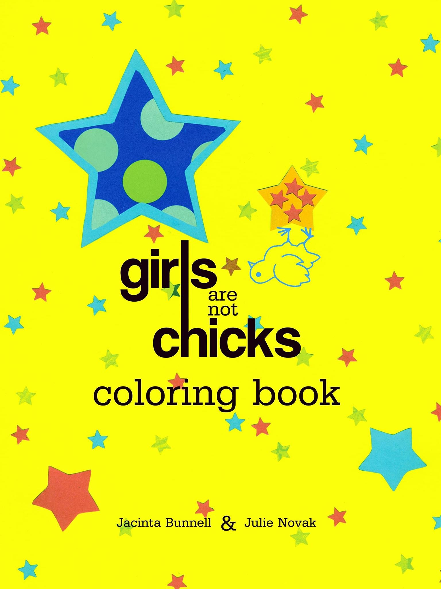 Girls Are Not Chicks Coloring Books