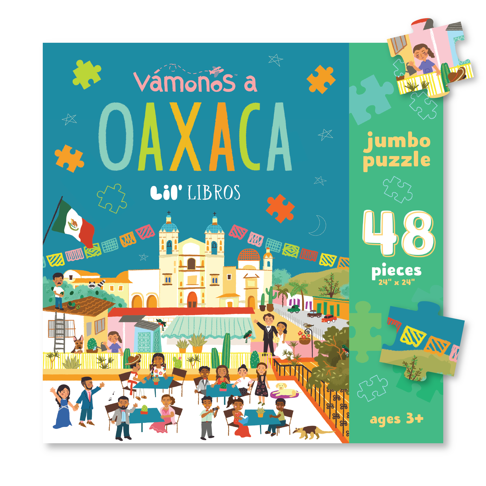 Bilingual Children's Books & Games - VÁMONOS: Oaxaca Jumbo Puzzle