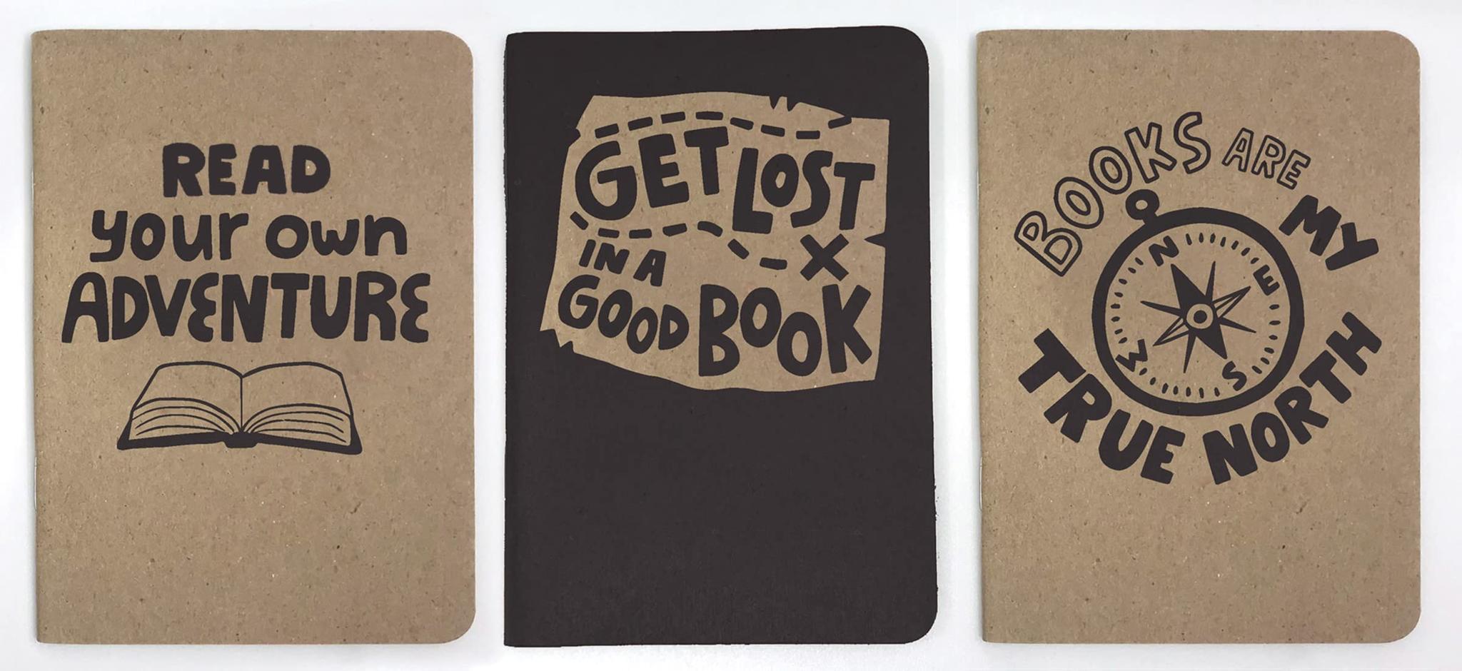 Get Lost In a Good Book 3-pack (Notebooks)