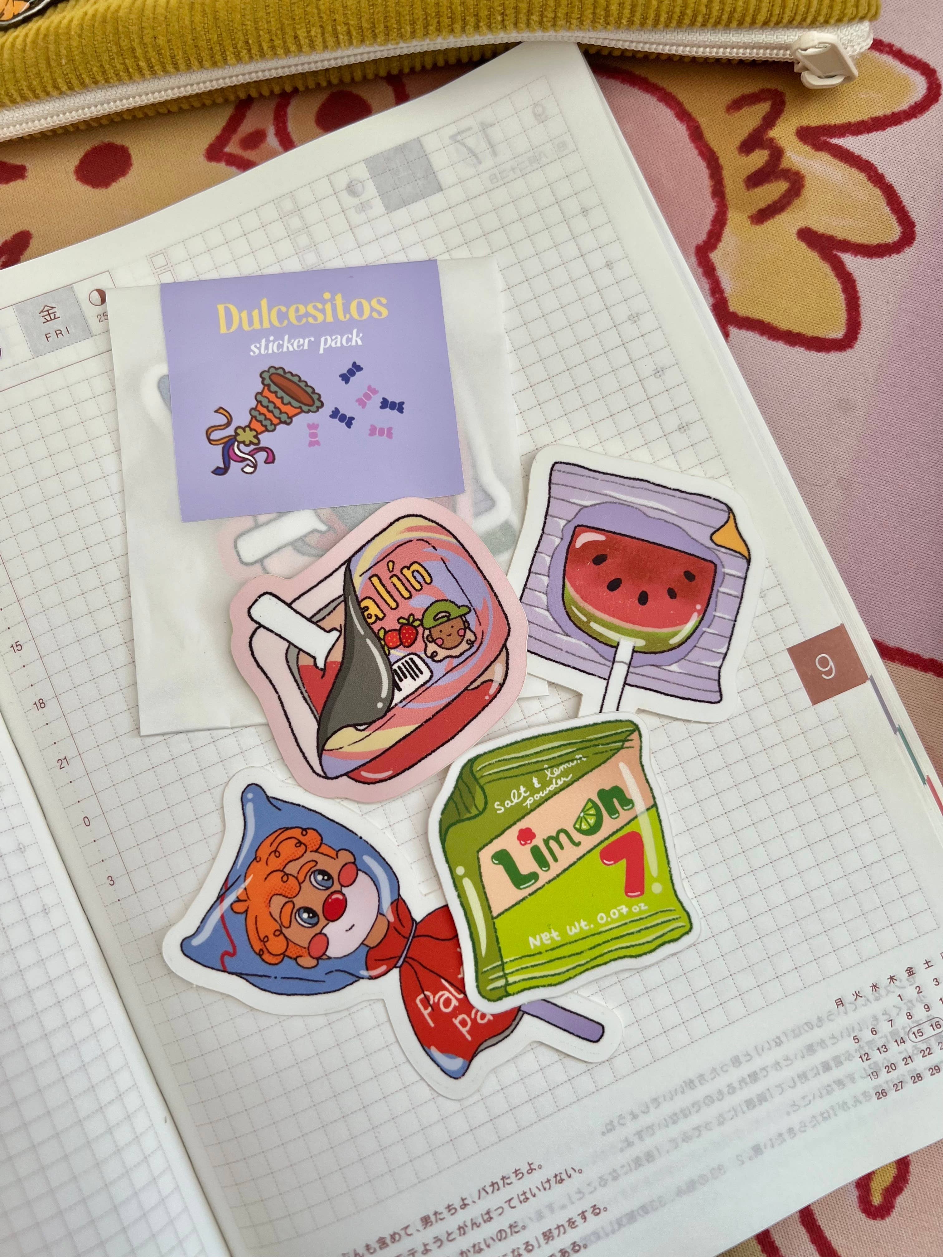 Marlene Vega Studio - Dulcesitos Sticker Pack - Mexican candy