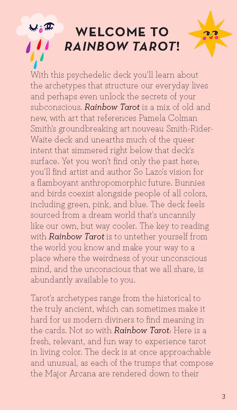 Rainbow Tarot: 78 Cards & Guidebook