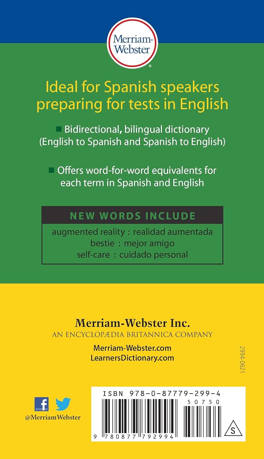 Merriam-Webster's Word-For-Word Spanish-English Dictionary