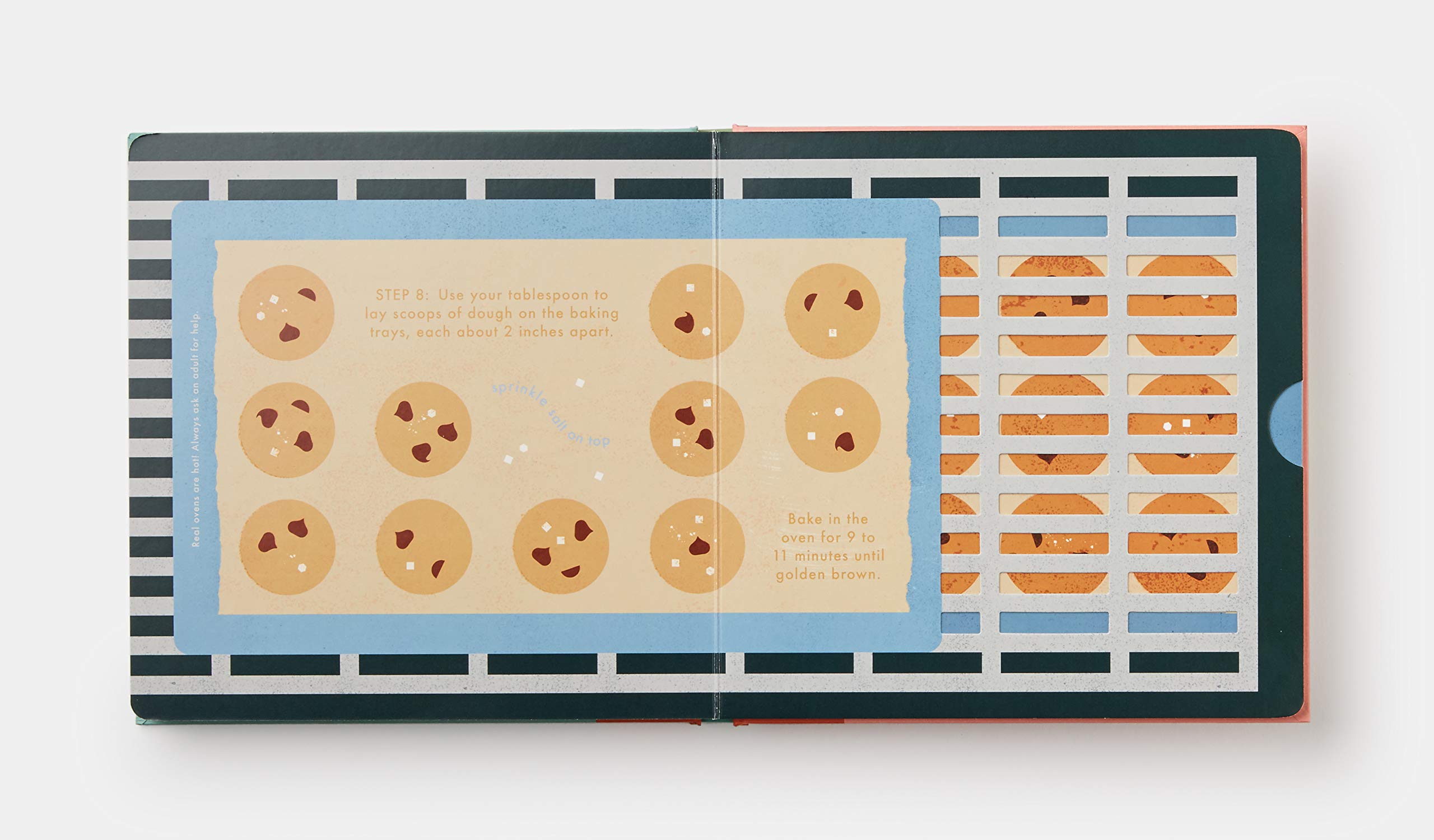 Cookies!: An Interactive Recipe Book (Cook In A Book) Board book