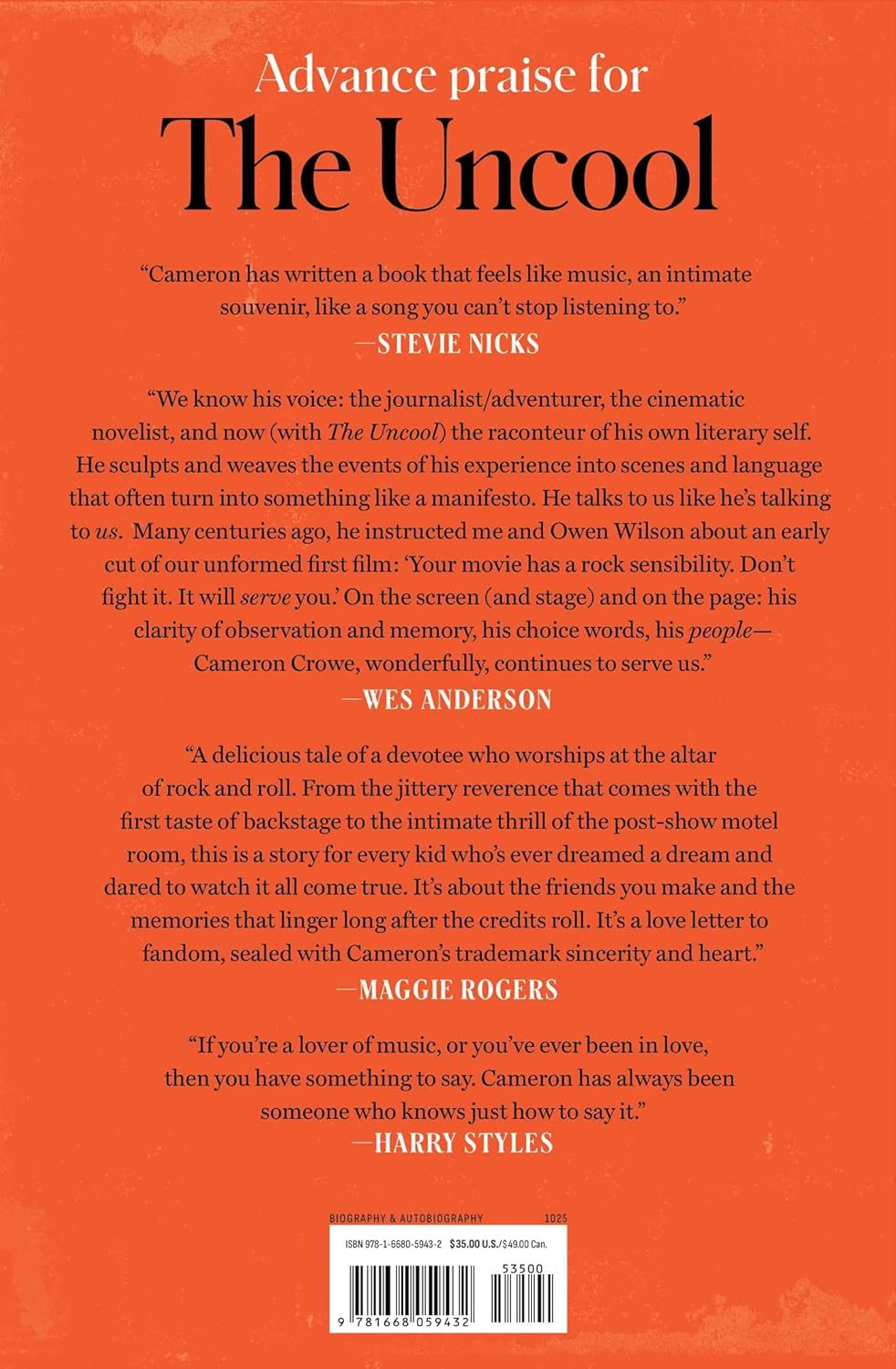 The Uncool: A Memoir