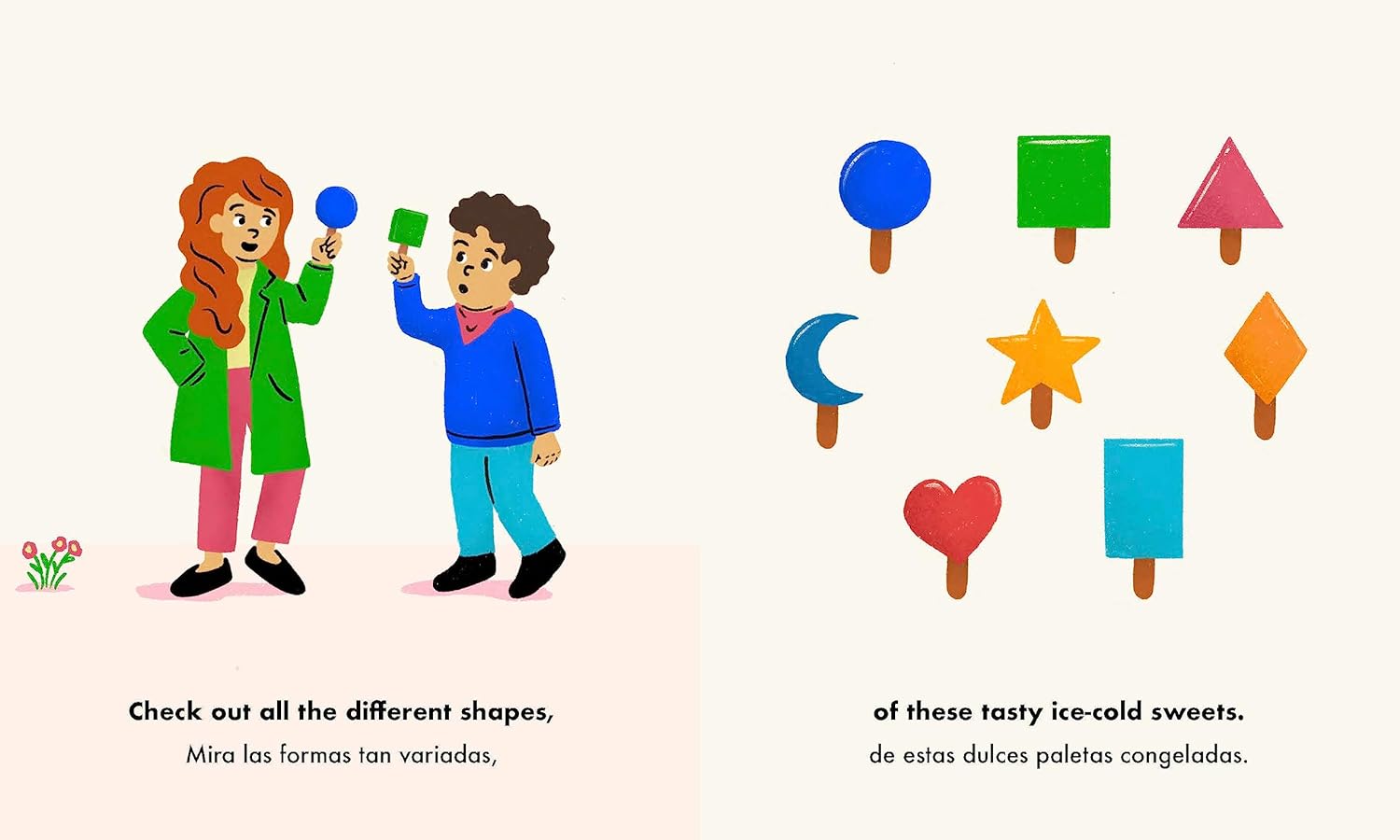 Los Street Vendors: Bilingual Book Set about Shapes, Colors, and Fruits